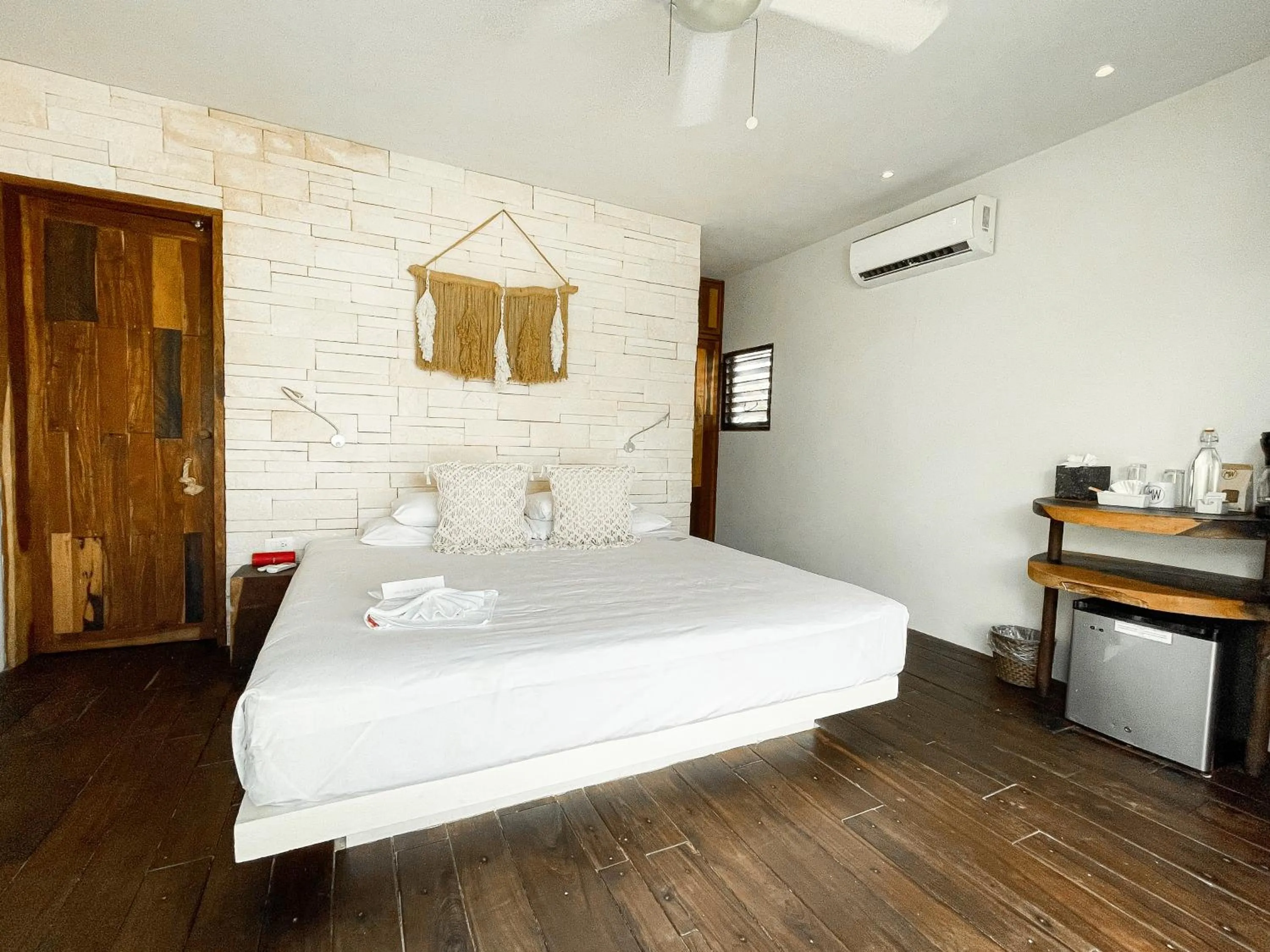 Bed in Orchid House Tulum Beach