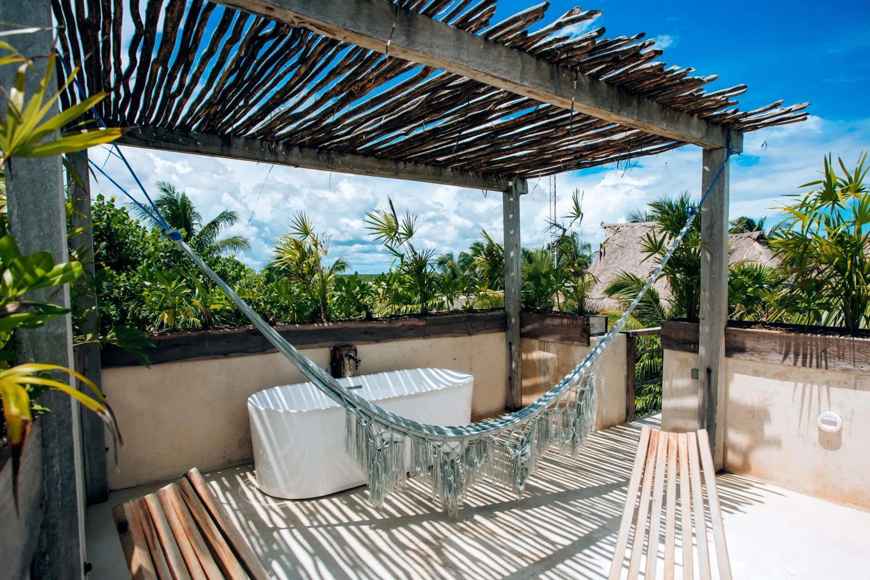 Balcony/Terrace in Orchid House Tulum Beach
