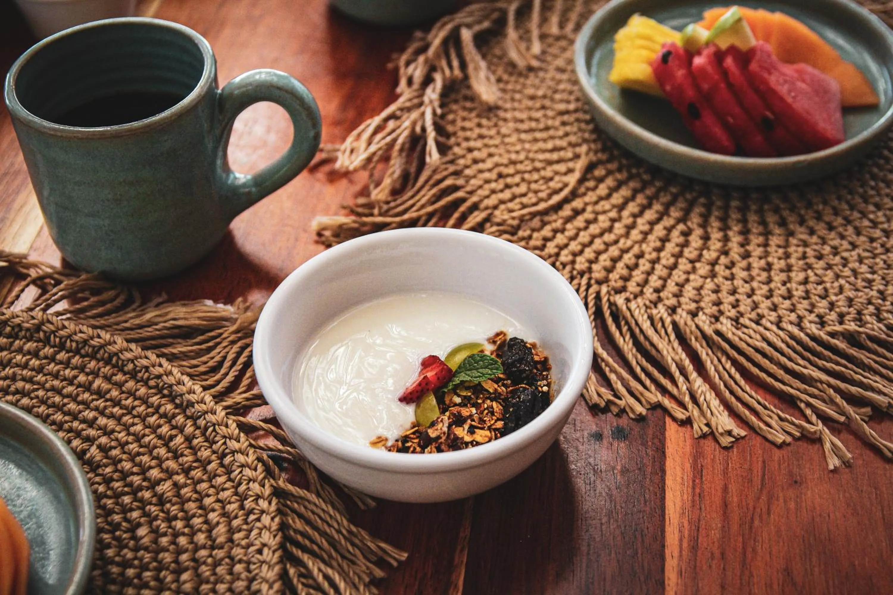 Food and drinks in Orchid House Tulum Beach