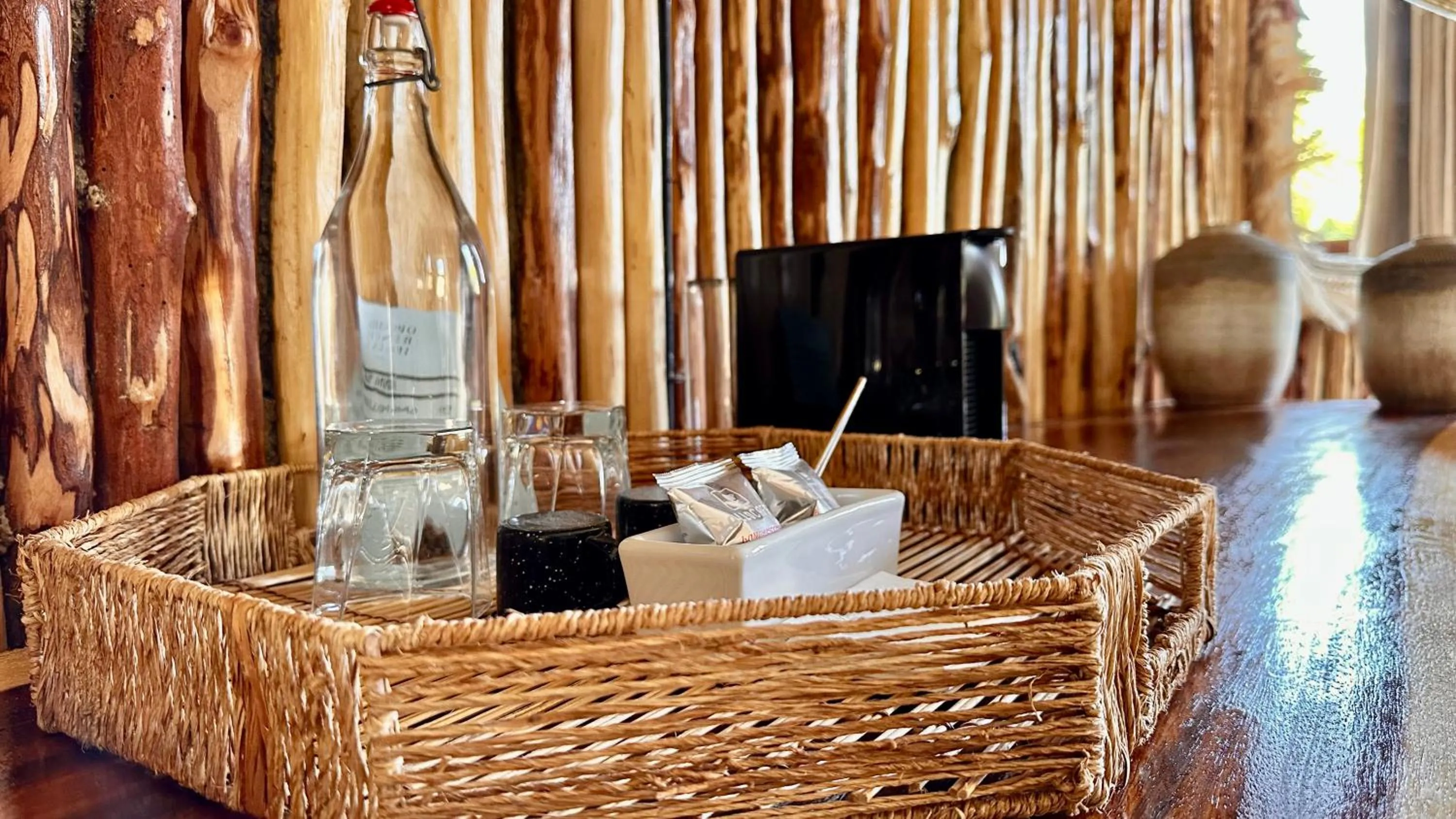 Drinks in Orchid House Tulum Beach