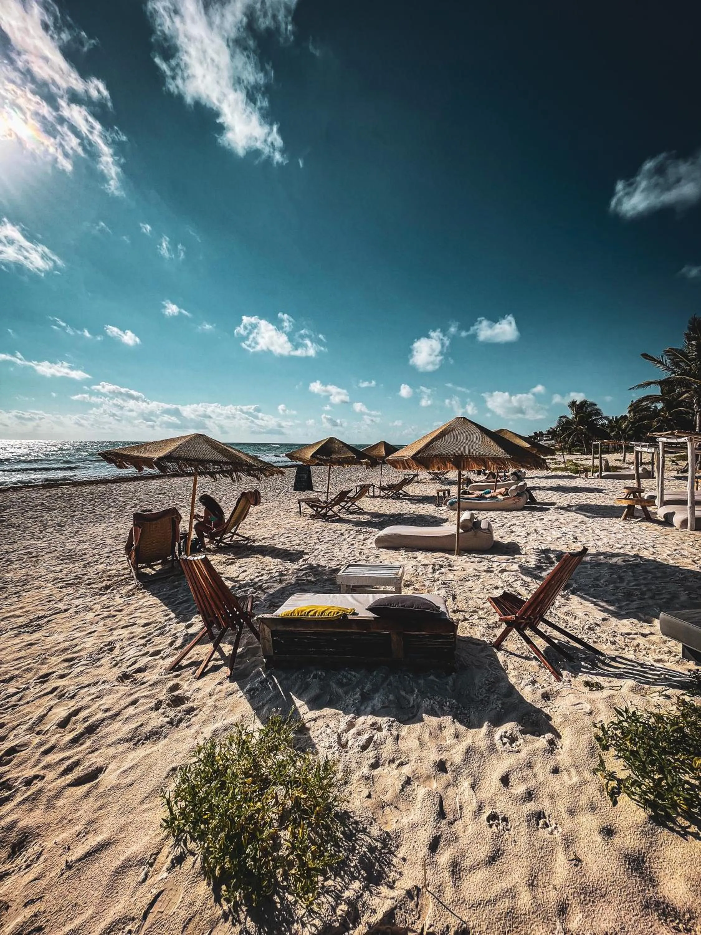 Beach in Orchid House Tulum Beach