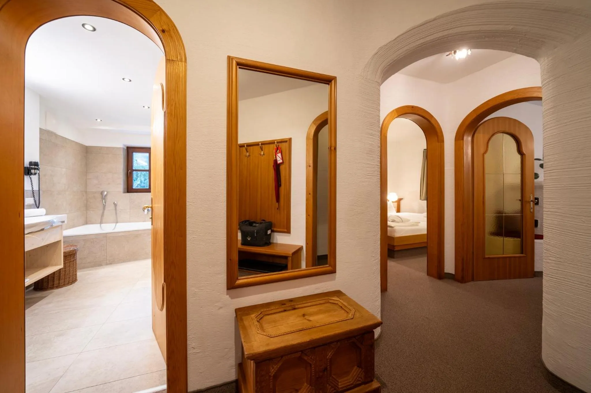 Photo of the whole room, Bed in Hotel Trattlerhof