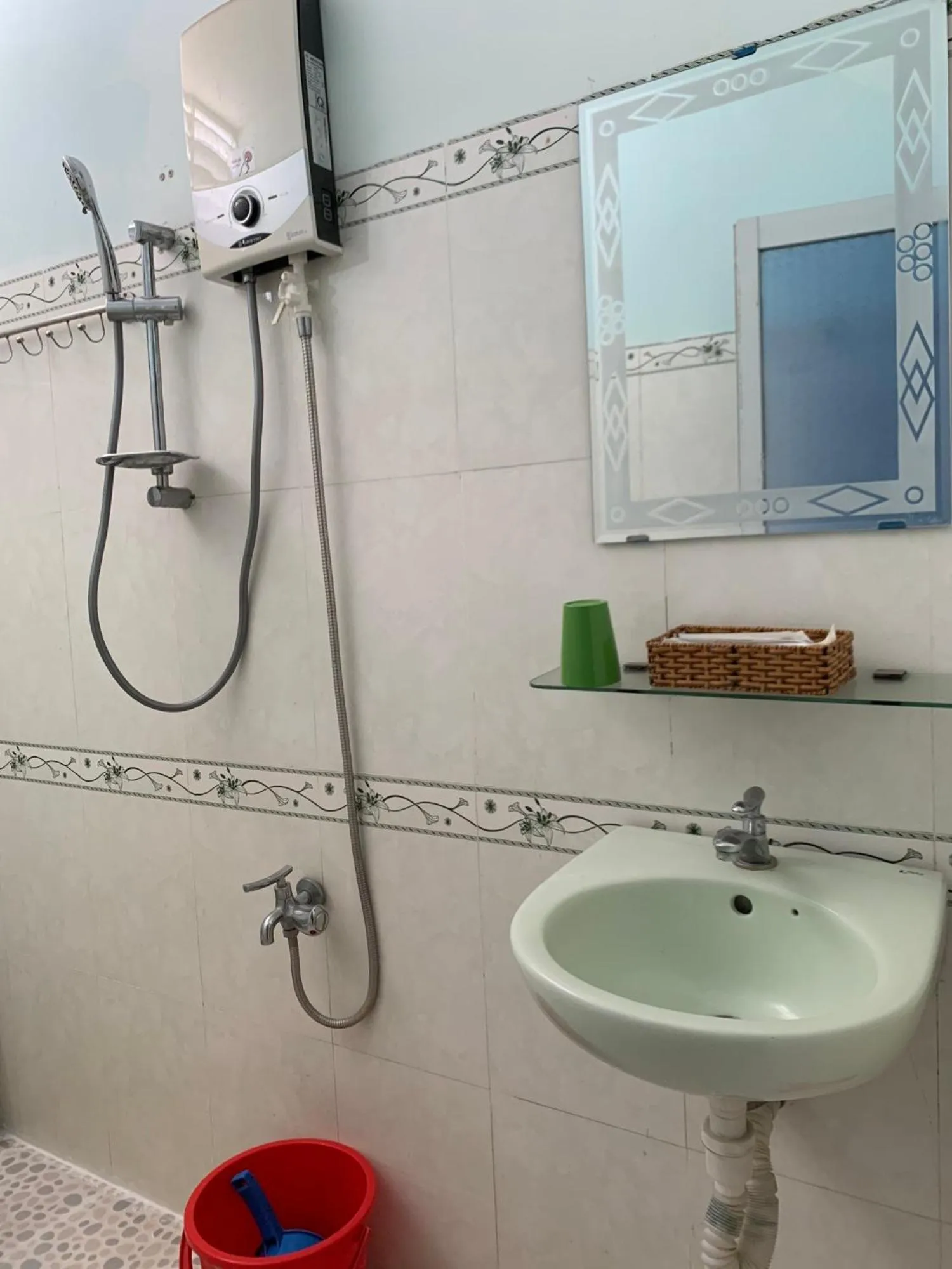 Bathroom in Thien Phuc Hotel