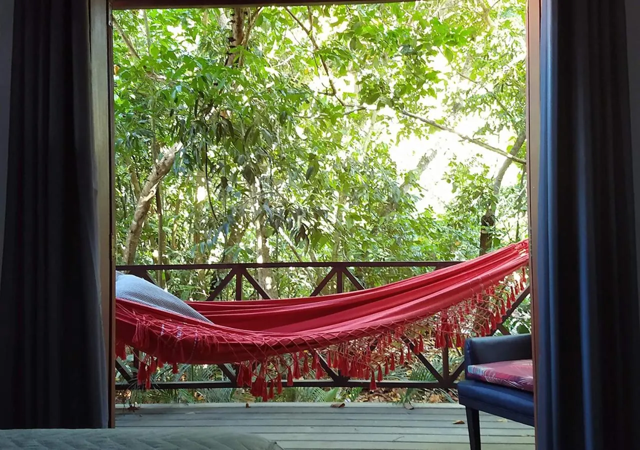 Balcony/Terrace in Pousada Vila Araticum