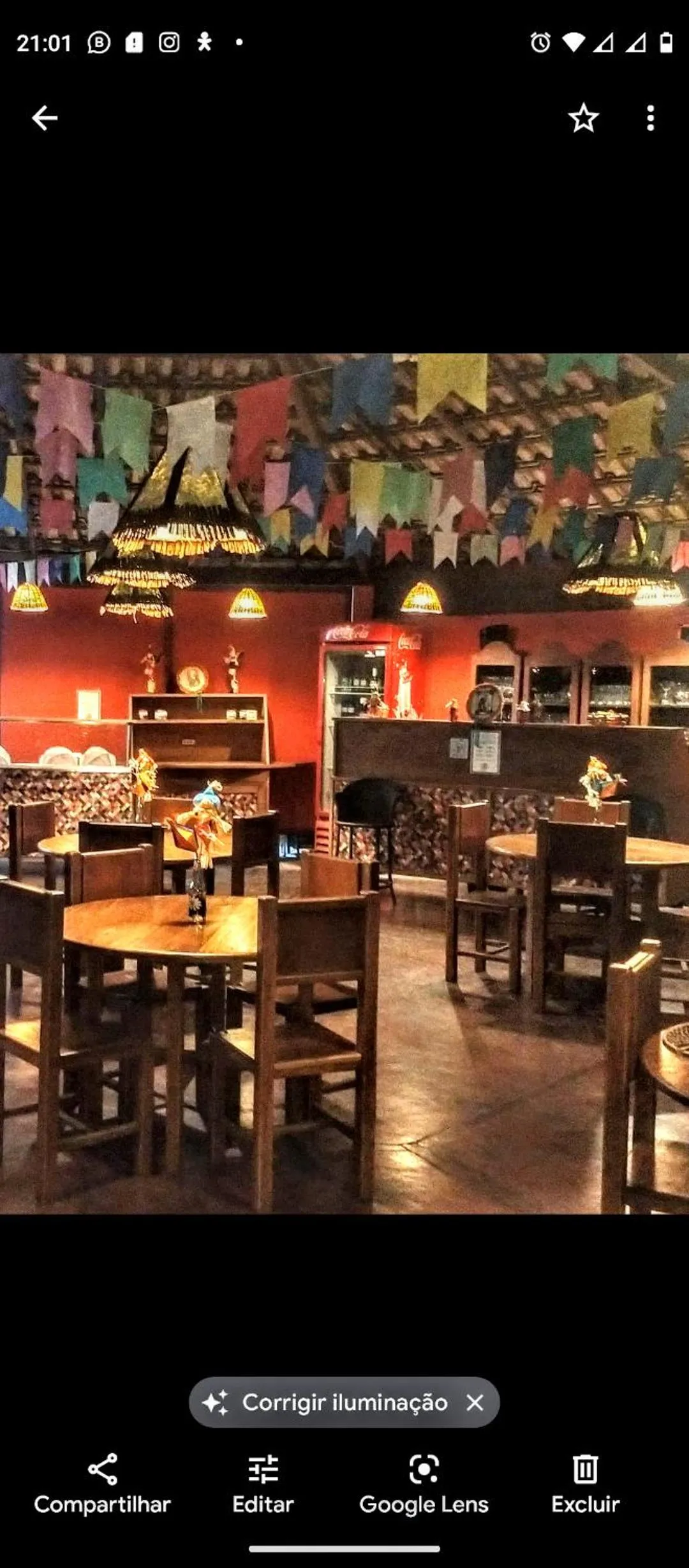 Restaurant/places to eat in Pousada Vila Araticum