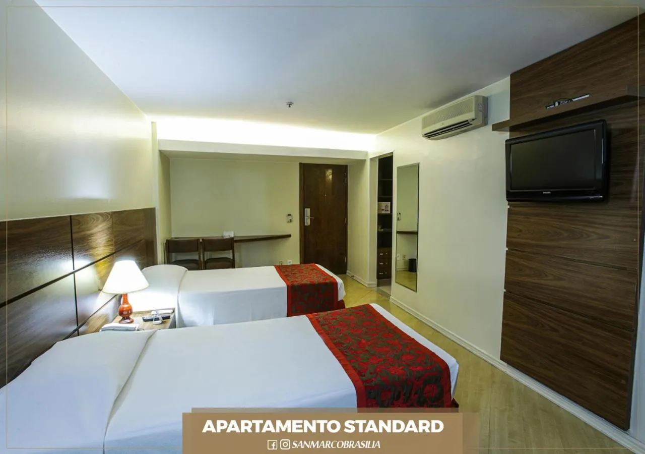 Food close-up, Bed in San Marco Hotel Brasília