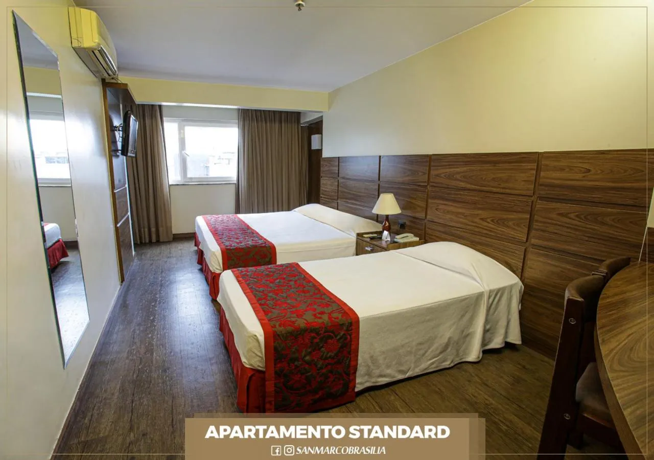 Food close-up, Bed in San Marco Hotel Brasília