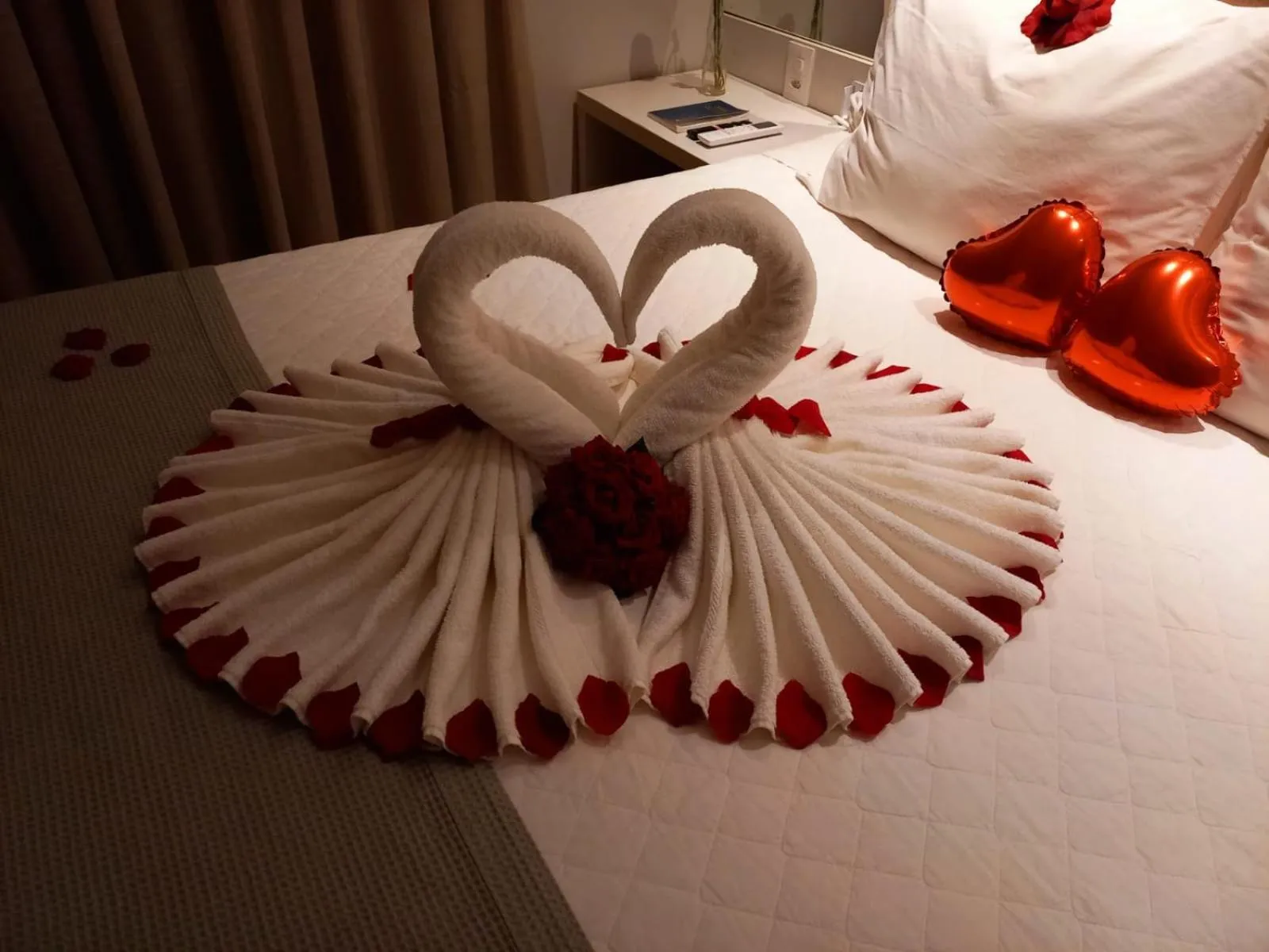 Bed in L´acordes Hotel