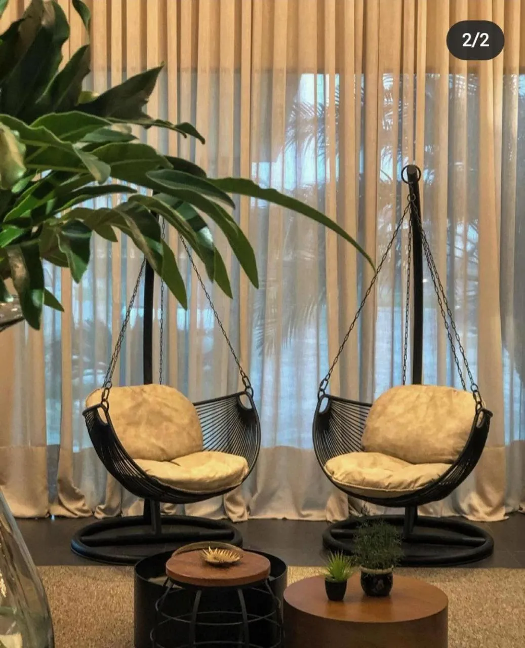 Seating area in L´acordes Hotel