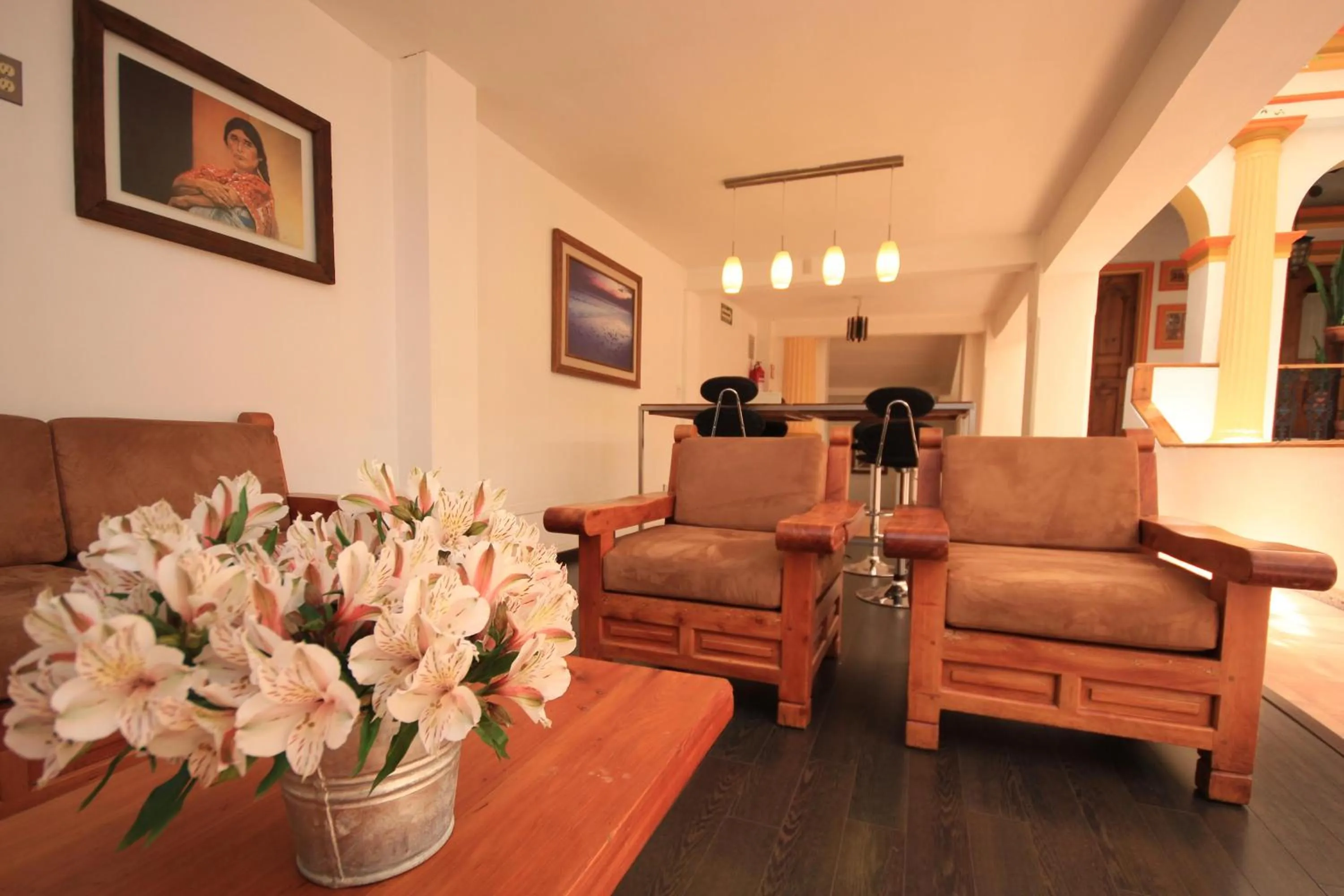 Lobby or reception in Hotel Ciudad Real Centro Historico