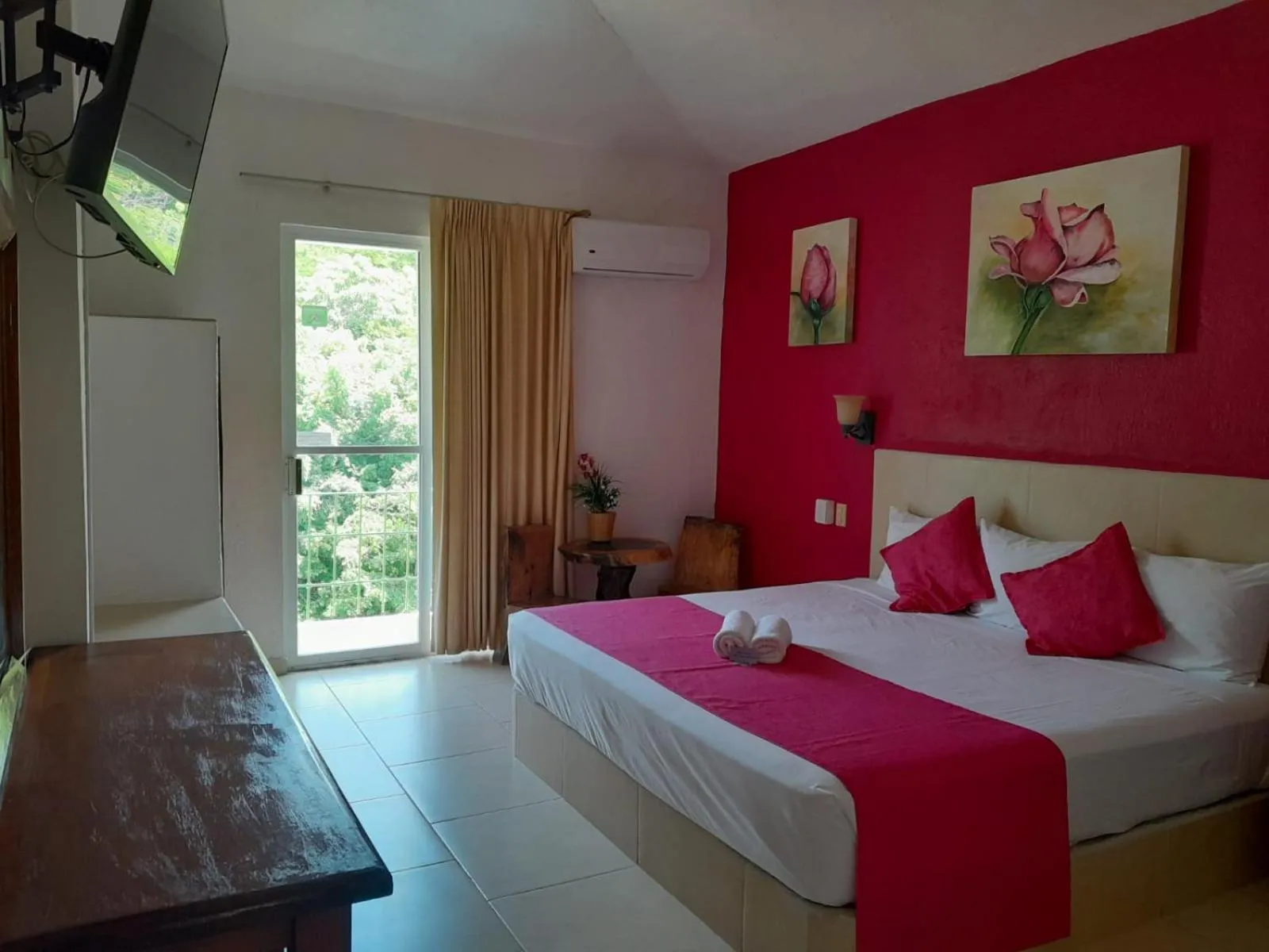 Bed in Hotel Arenas del Pacifico