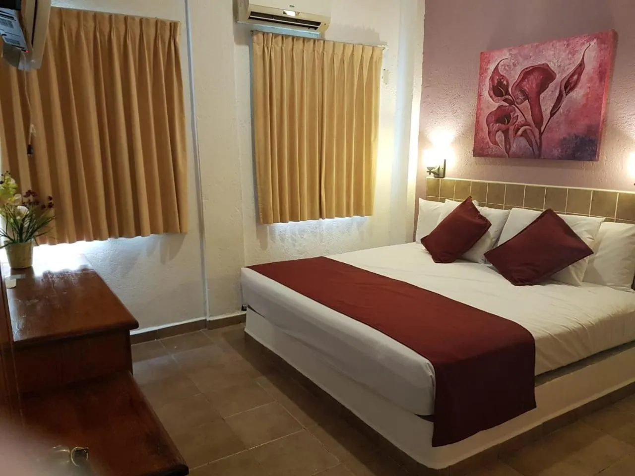 Bed in Hotel Arenas del Pacifico