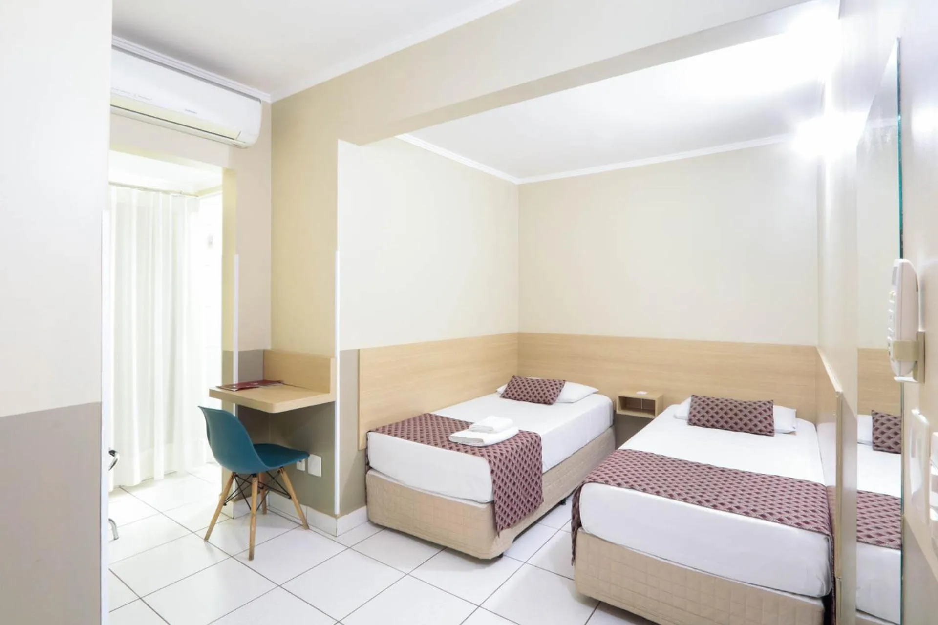 Bed in Hotel Copacabana Piracicaba