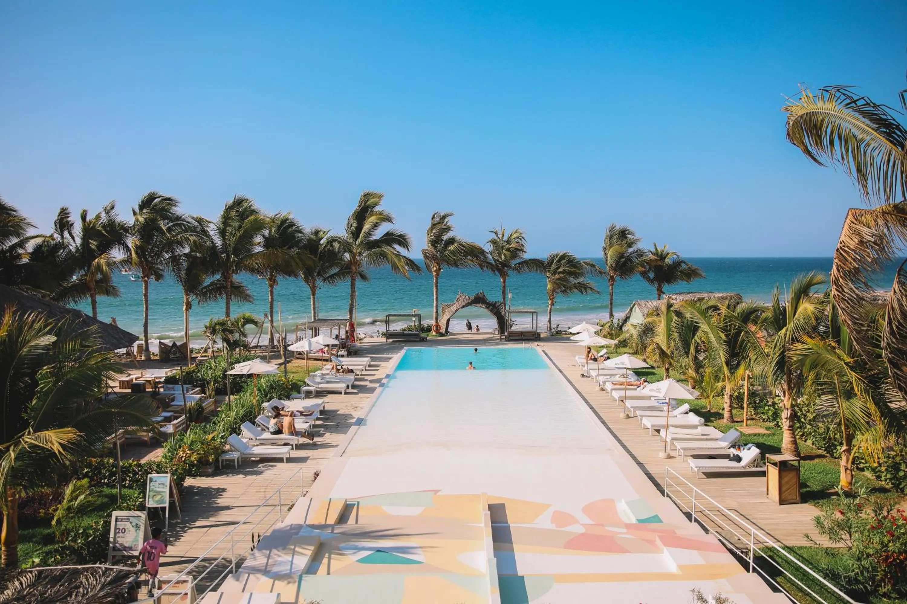 Pool view in qema Mancora