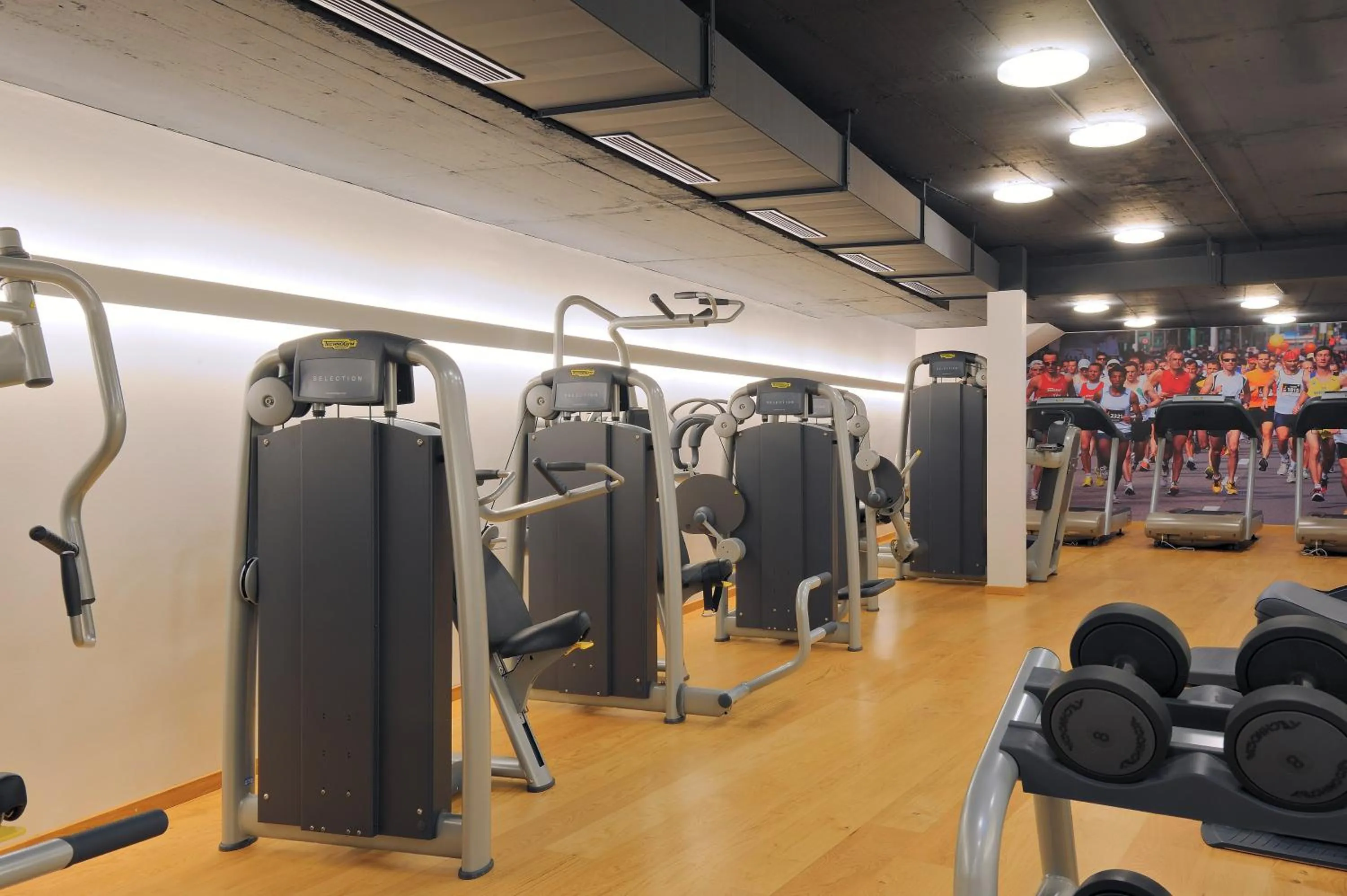 Fitness centre/facilities in Radisson Blu, Basel