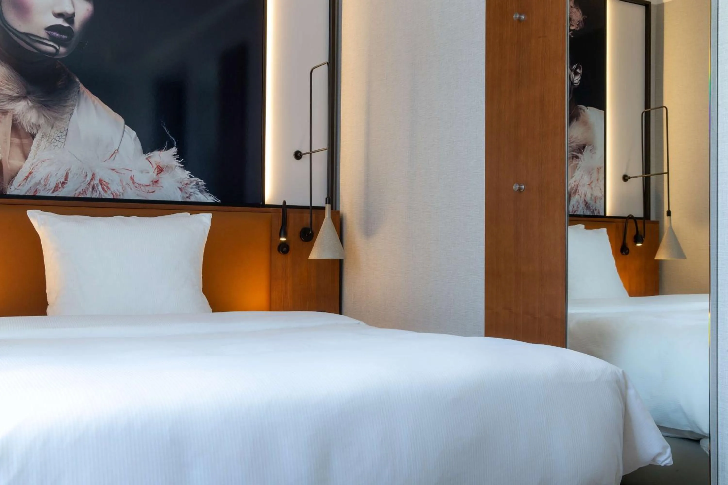 Bed in Radisson Blu, Basel