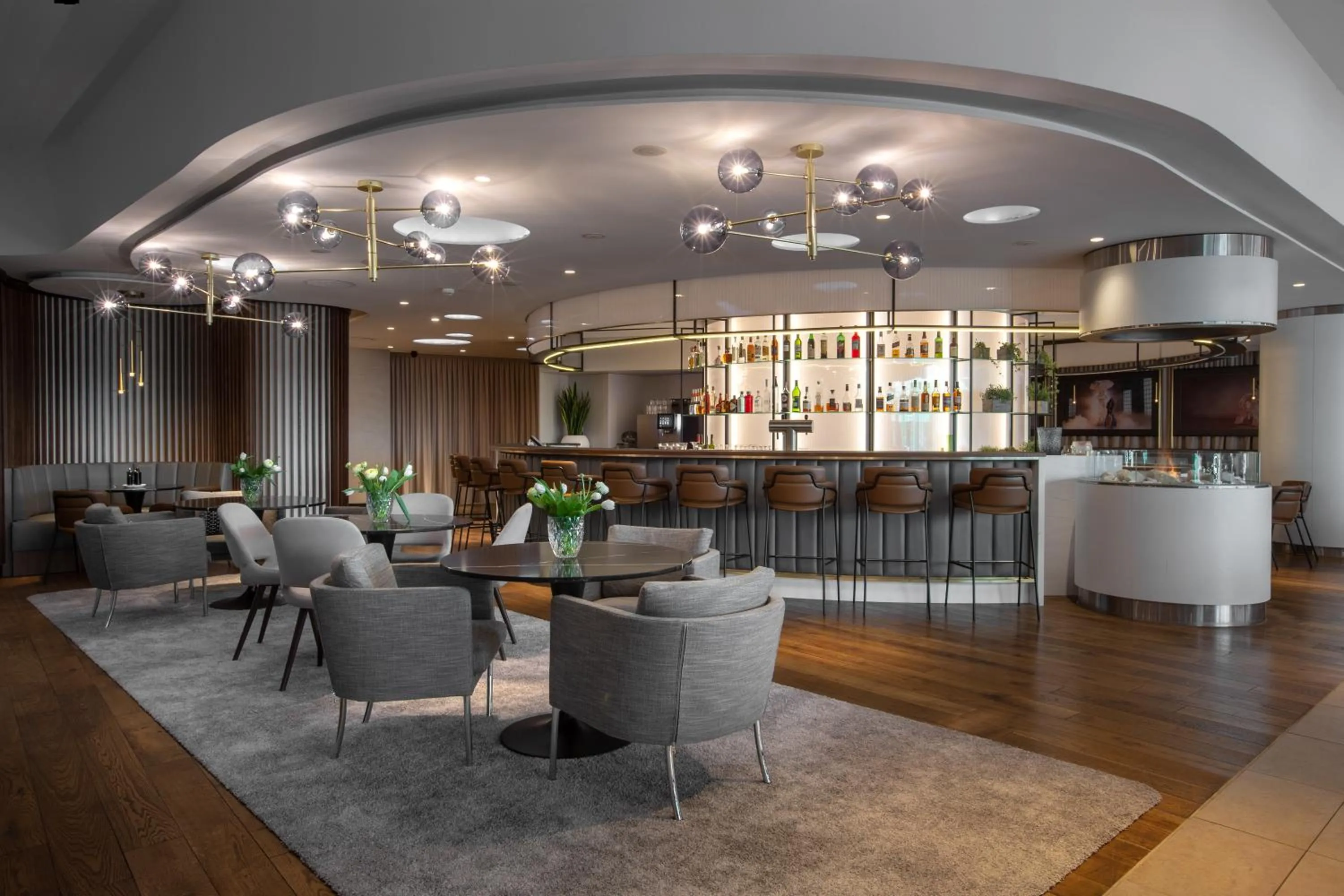 Lounge or bar in Radisson Blu, Basel