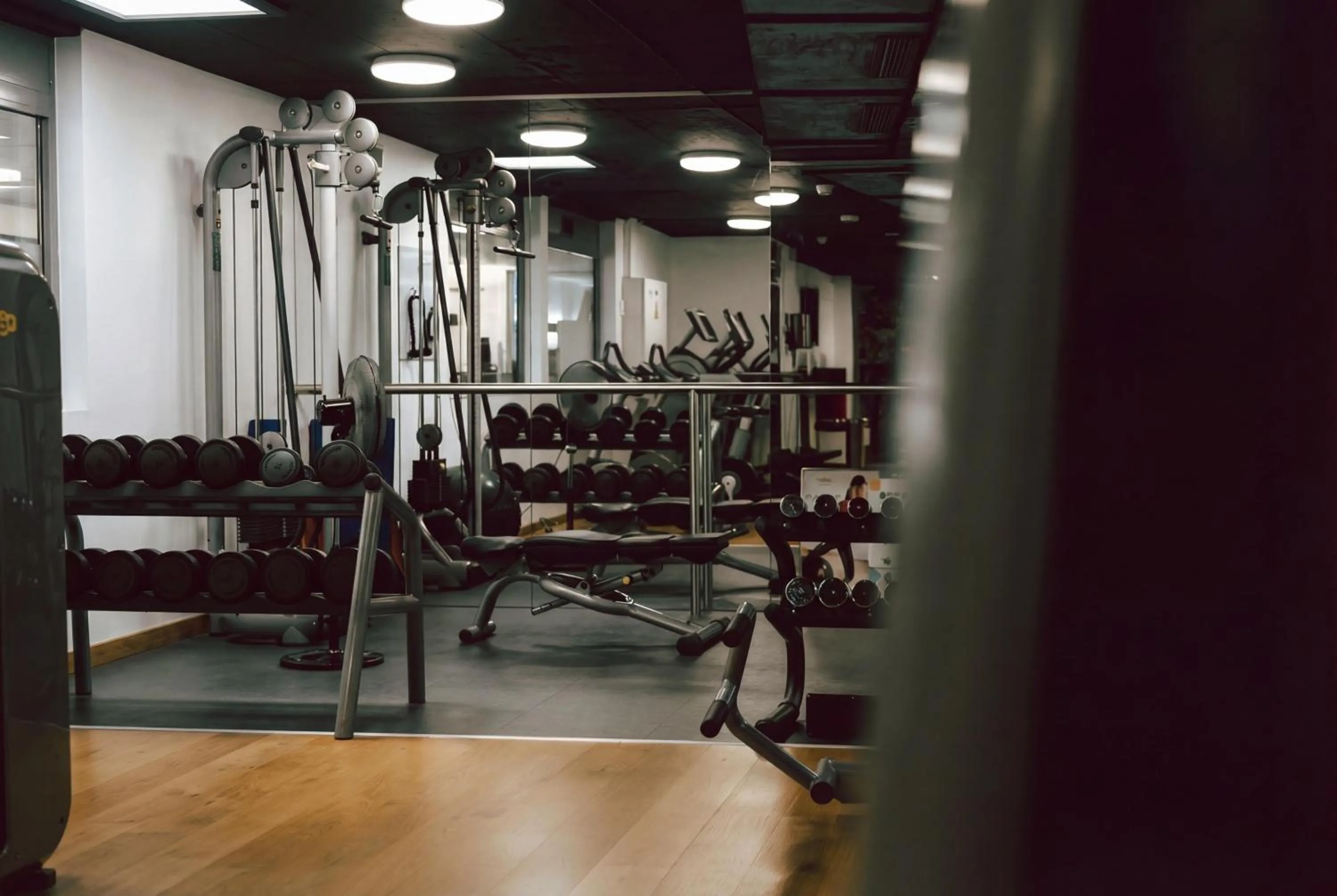 Fitness centre/facilities in Radisson Blu, Basel
