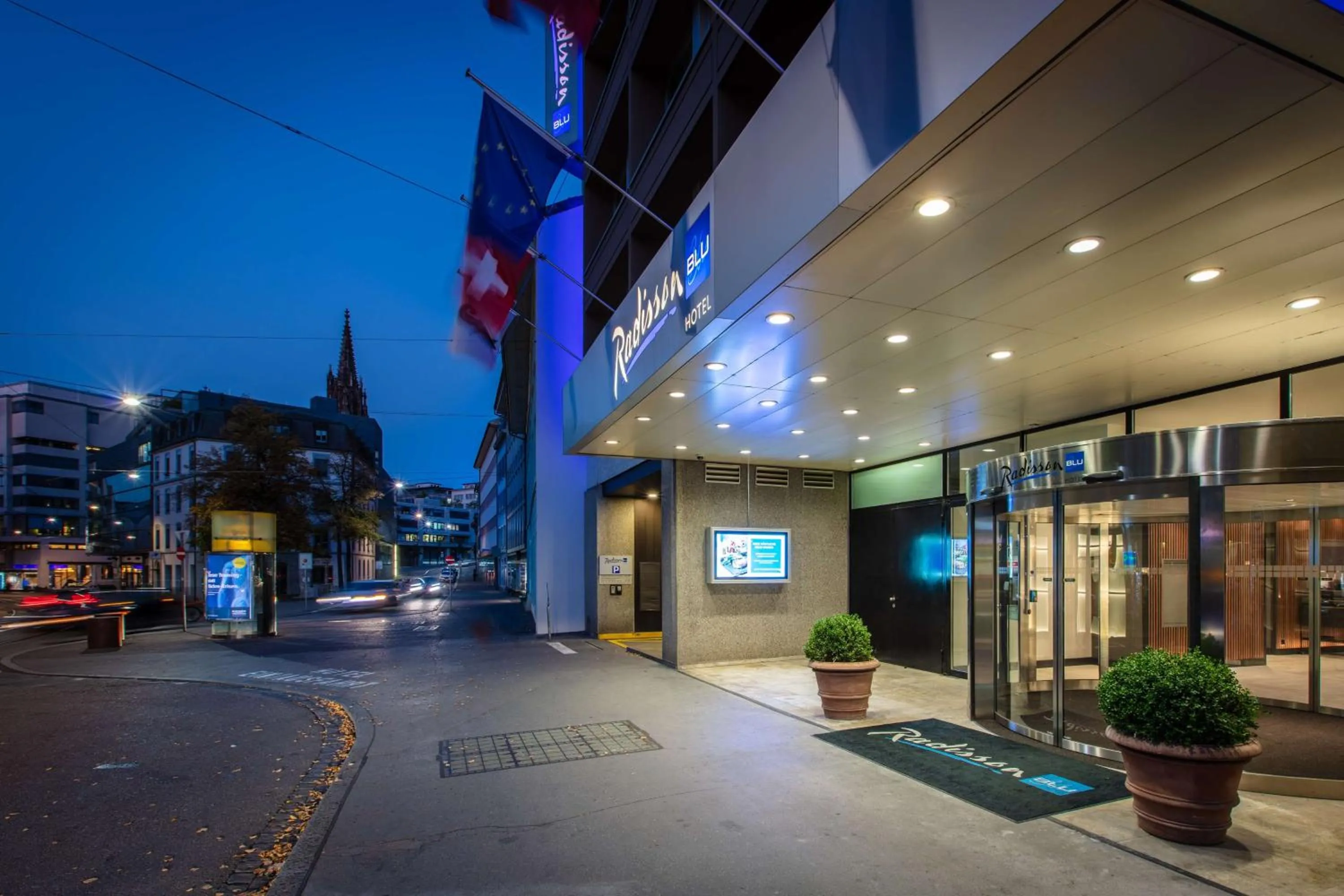 Property building in Radisson Blu, Basel