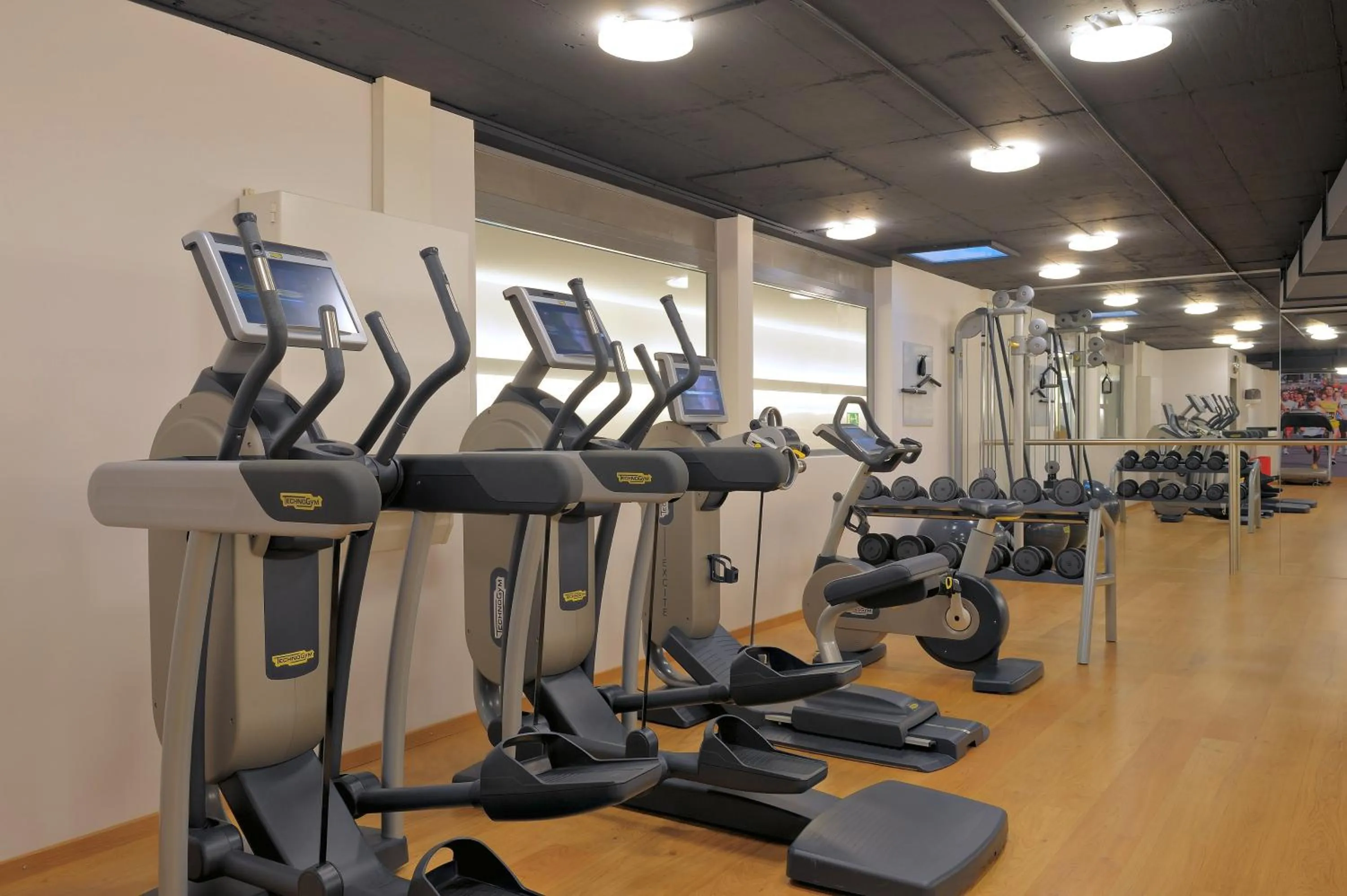 Fitness centre/facilities in Radisson Blu, Basel