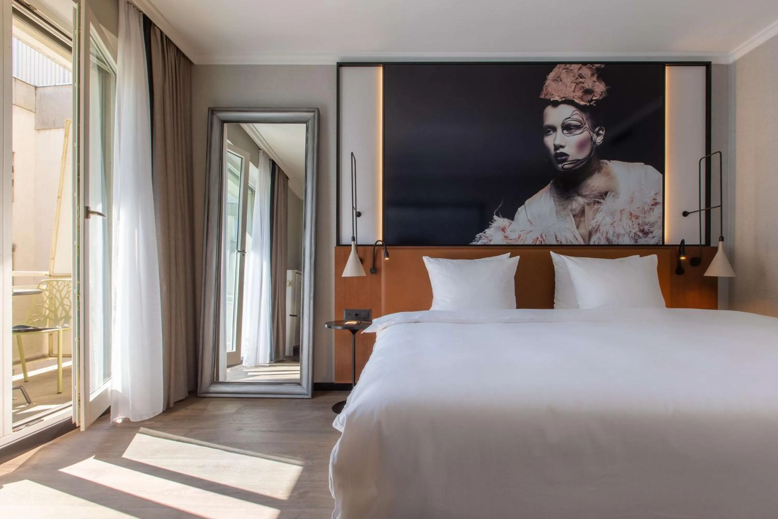 Bed in Radisson Blu, Basel