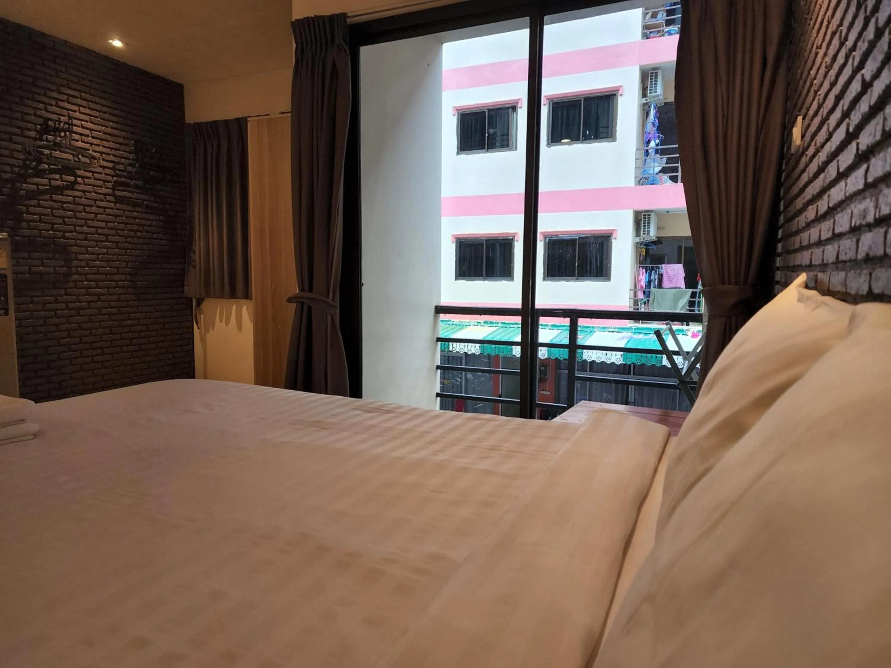 Balcony/Terrace, Bed in Dfeel House