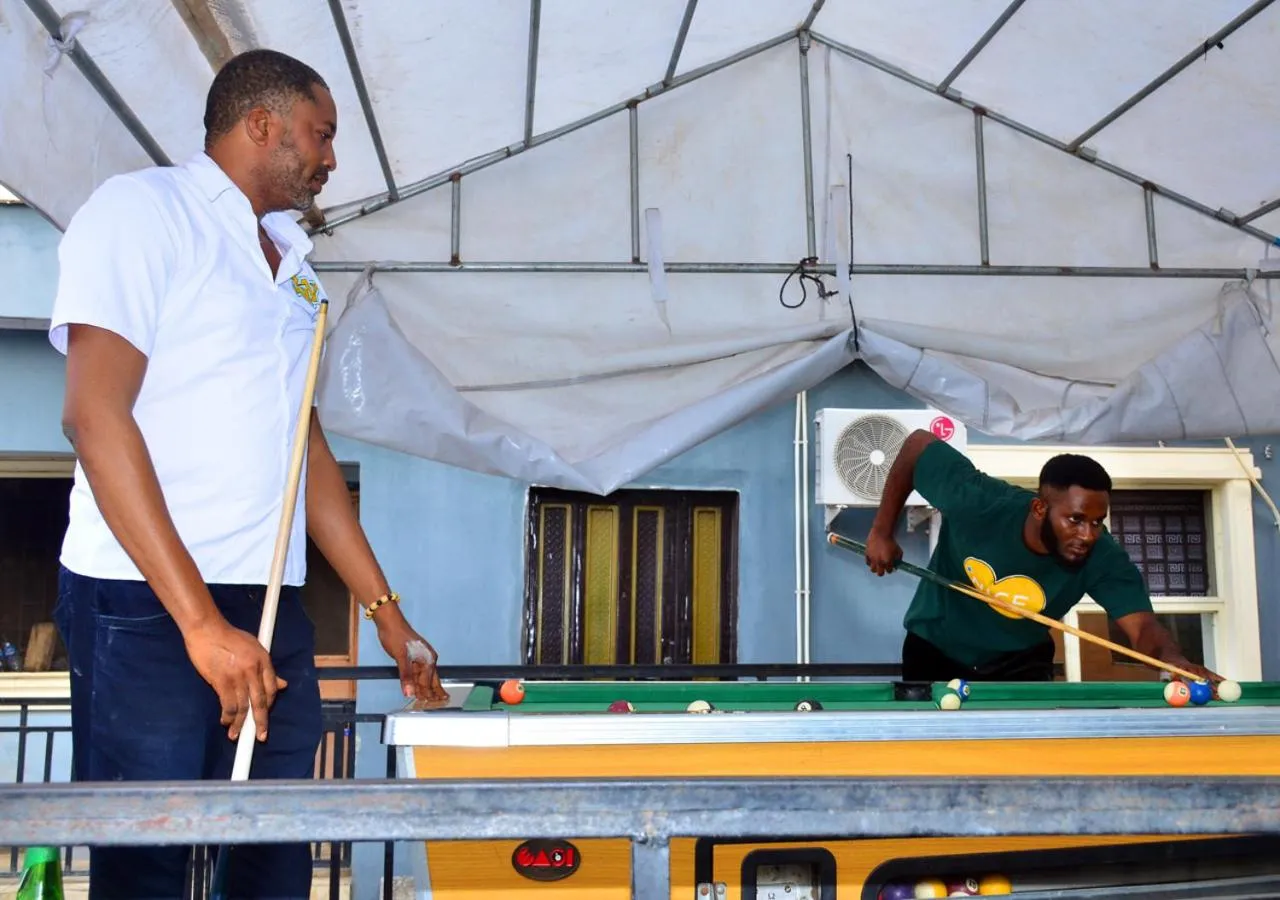 Billiard in 24-7 Electricity Agore Hotels and Suites Ltd