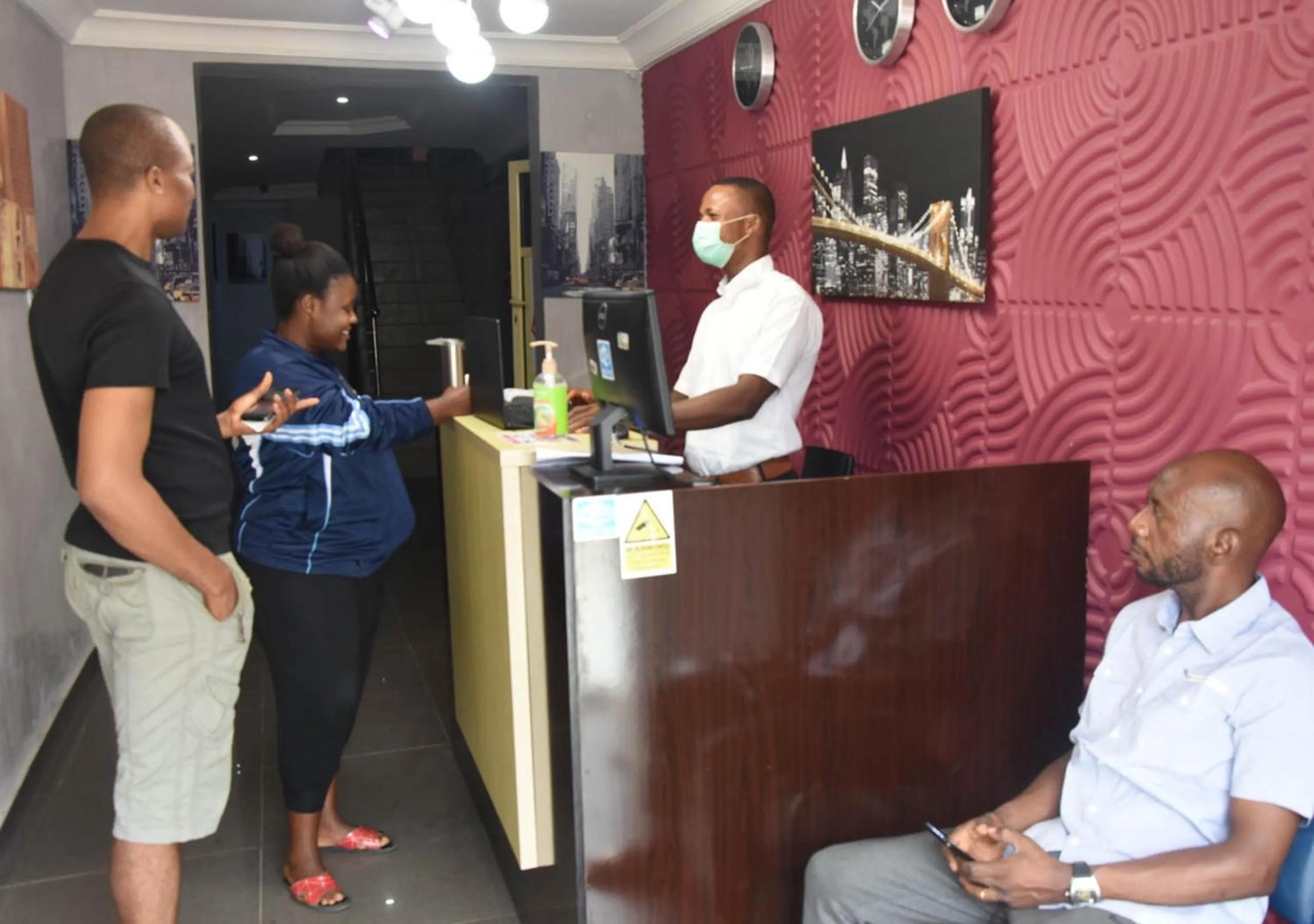 Lobby or reception in 24-7 Electricity Agore Hotels and Suites Ltd