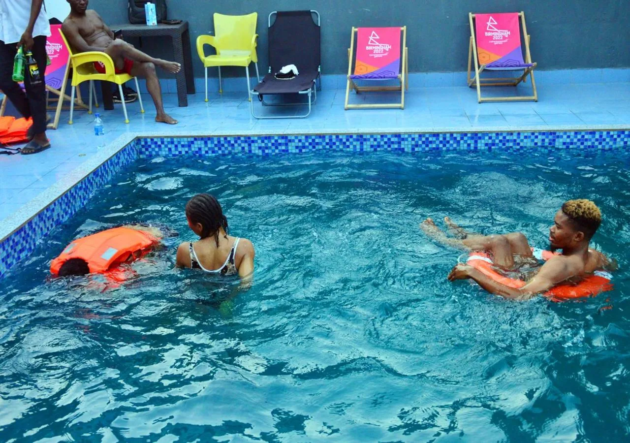 Children play ground in 24-7 Electricity Agore Hotels and Suites Ltd