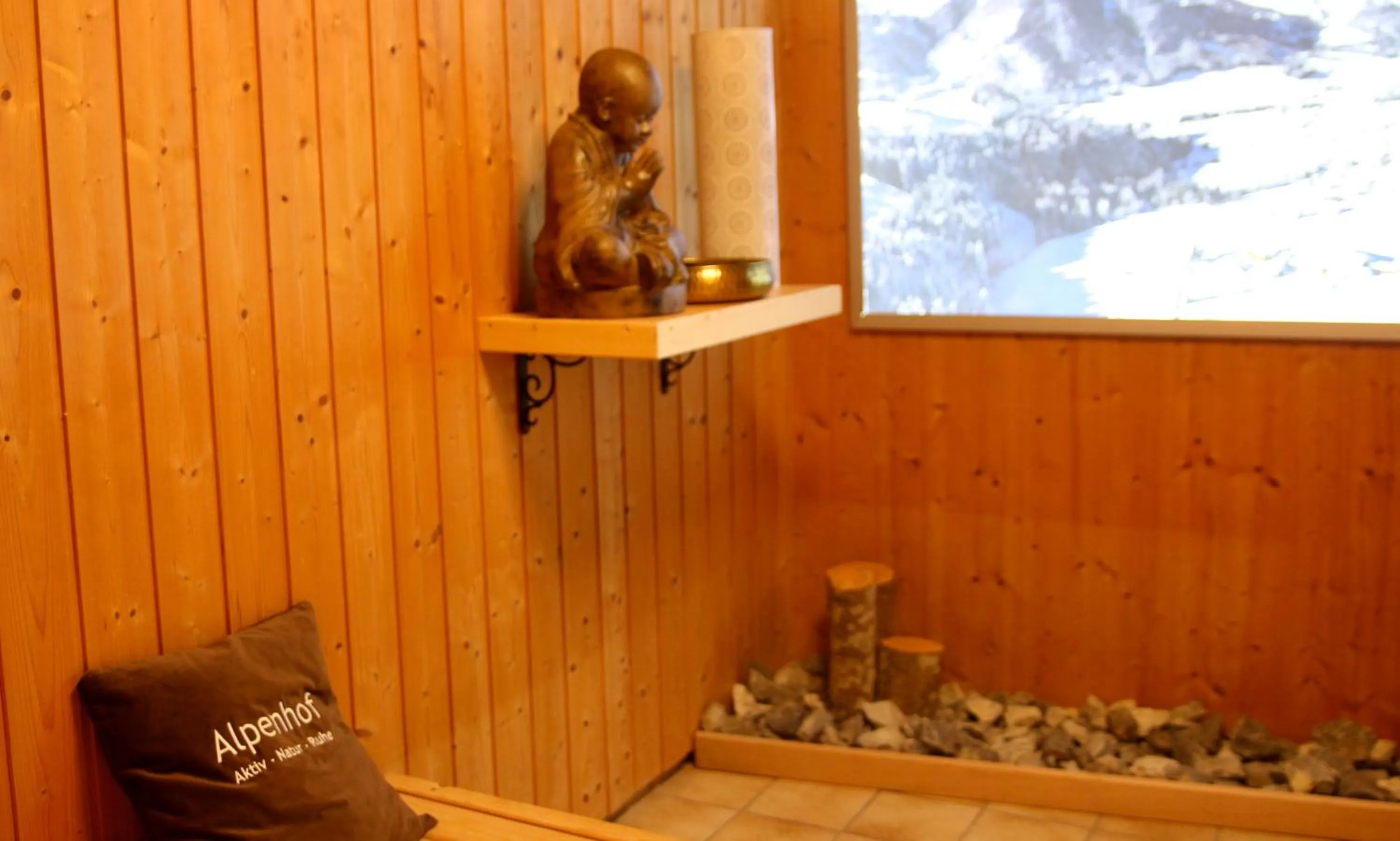 Sauna in Boutique Hotel Alpenhof