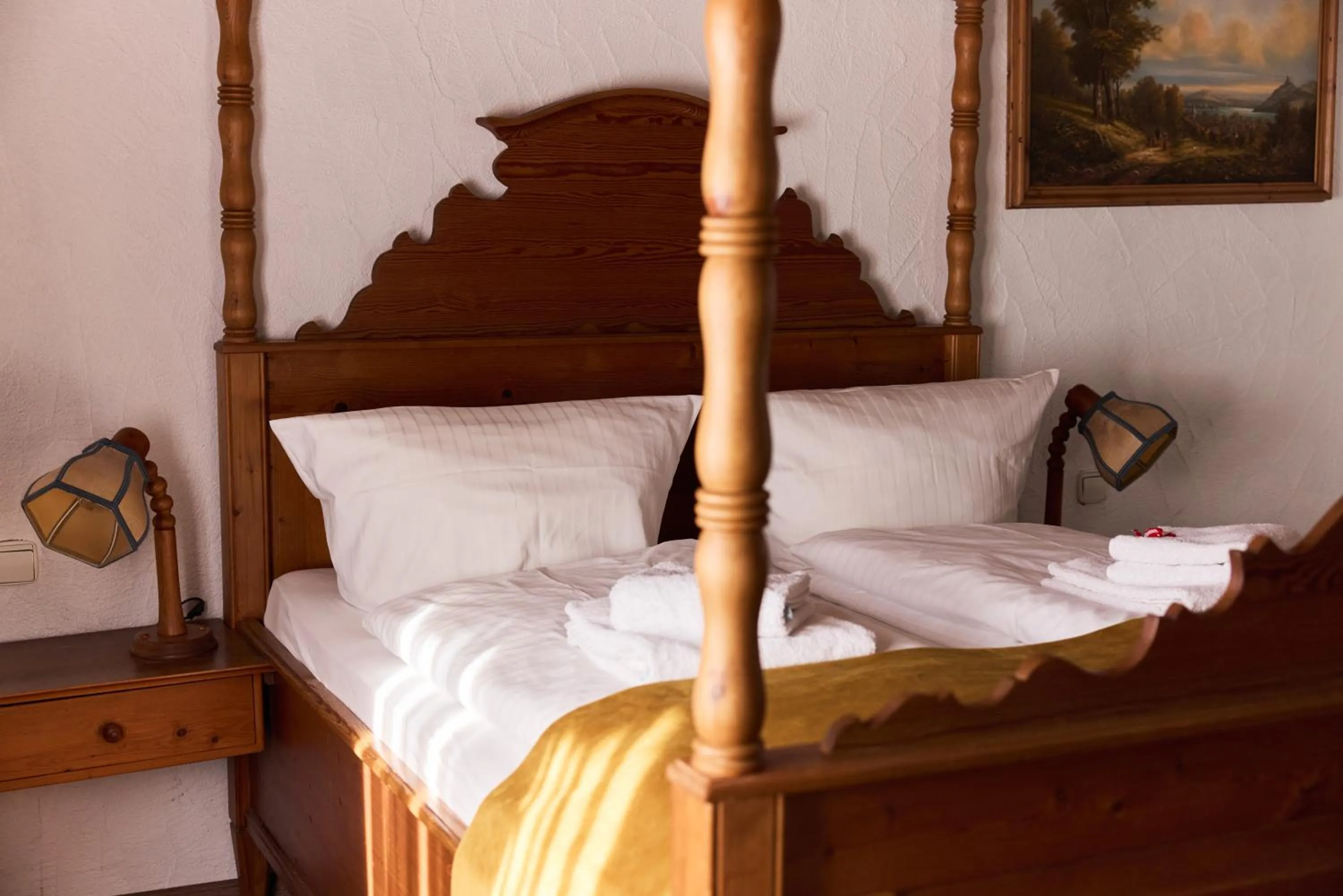 Bed in Landhotel Traube