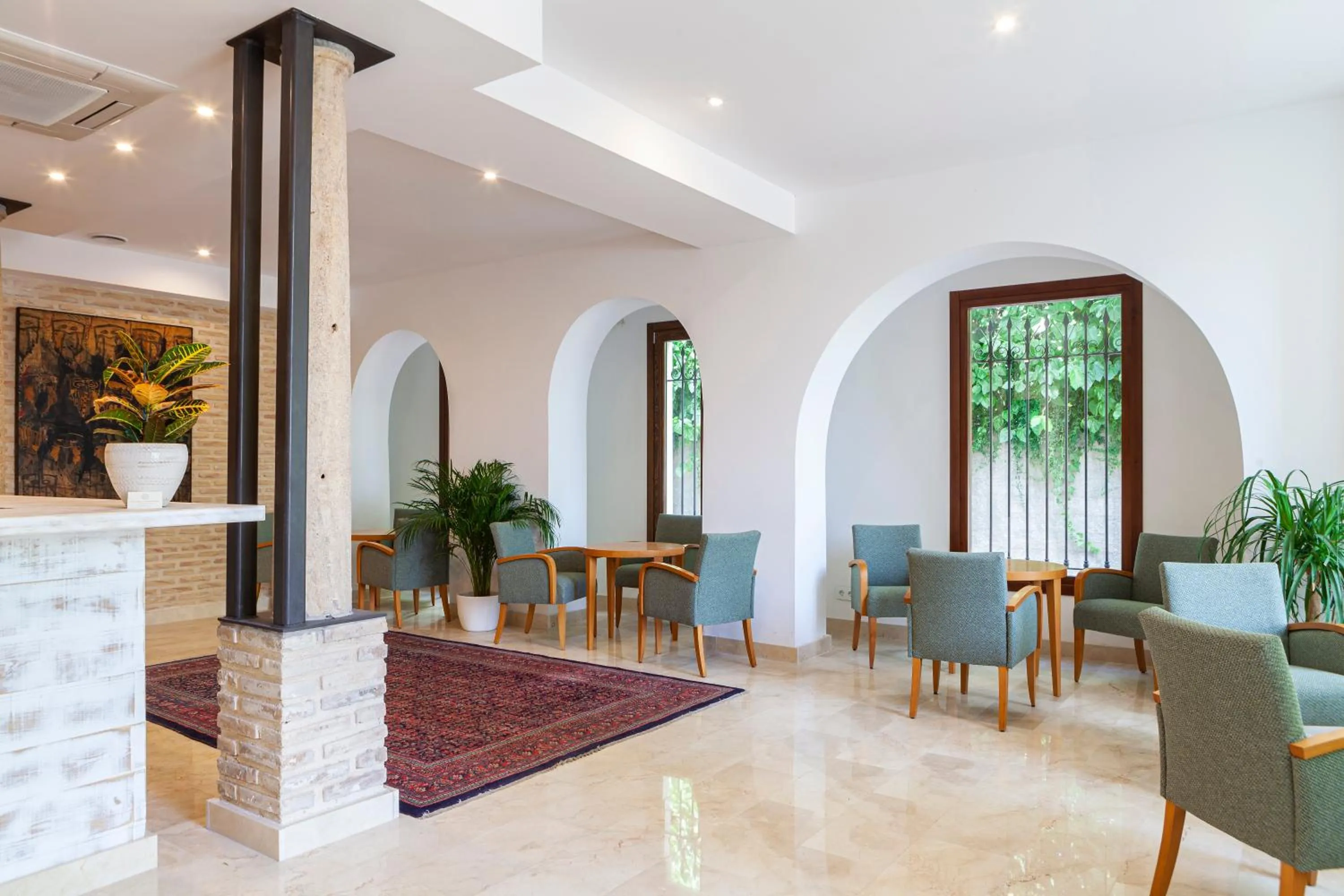 Lobby or reception in Ad Hoc Vitae Retreats & Health Only Adults