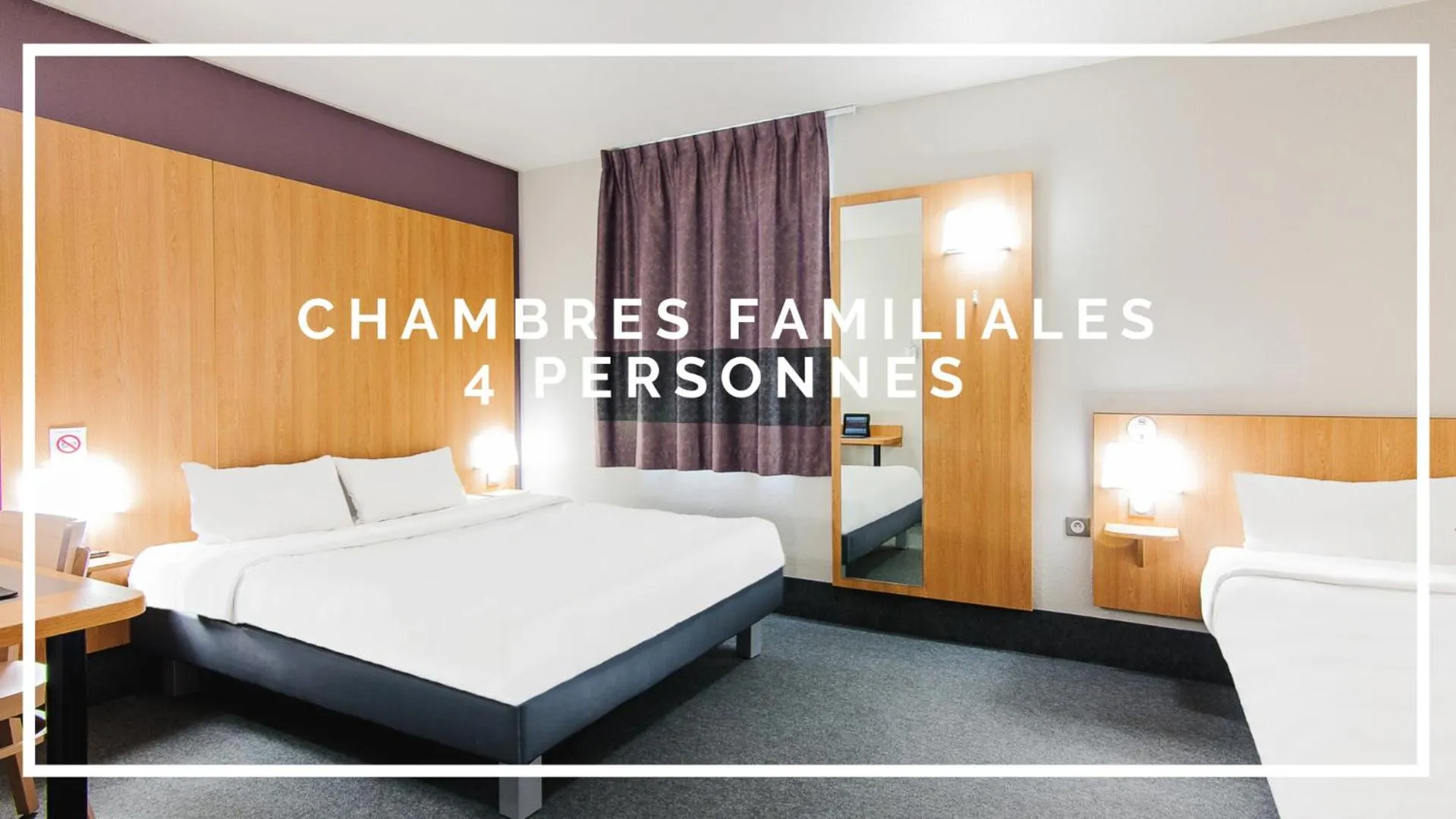 Bed in B&B HOTEL Mont-de-Marsan