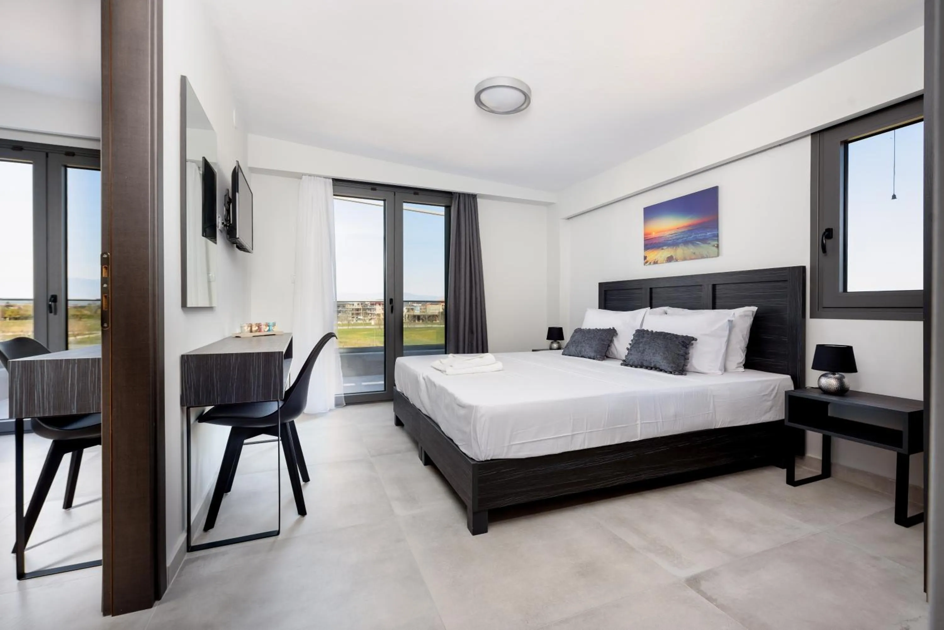 Photo of the whole room, Bed in ASTERAS STUDIOS