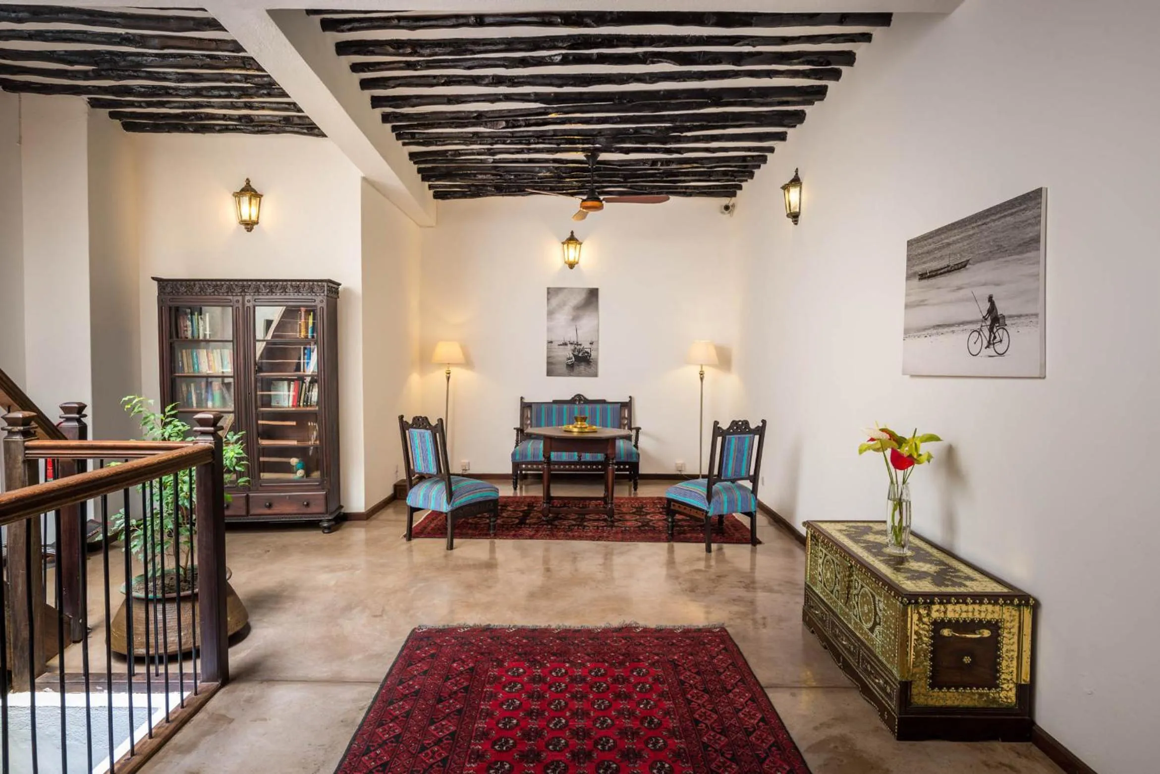 Living room in Kisiwa House