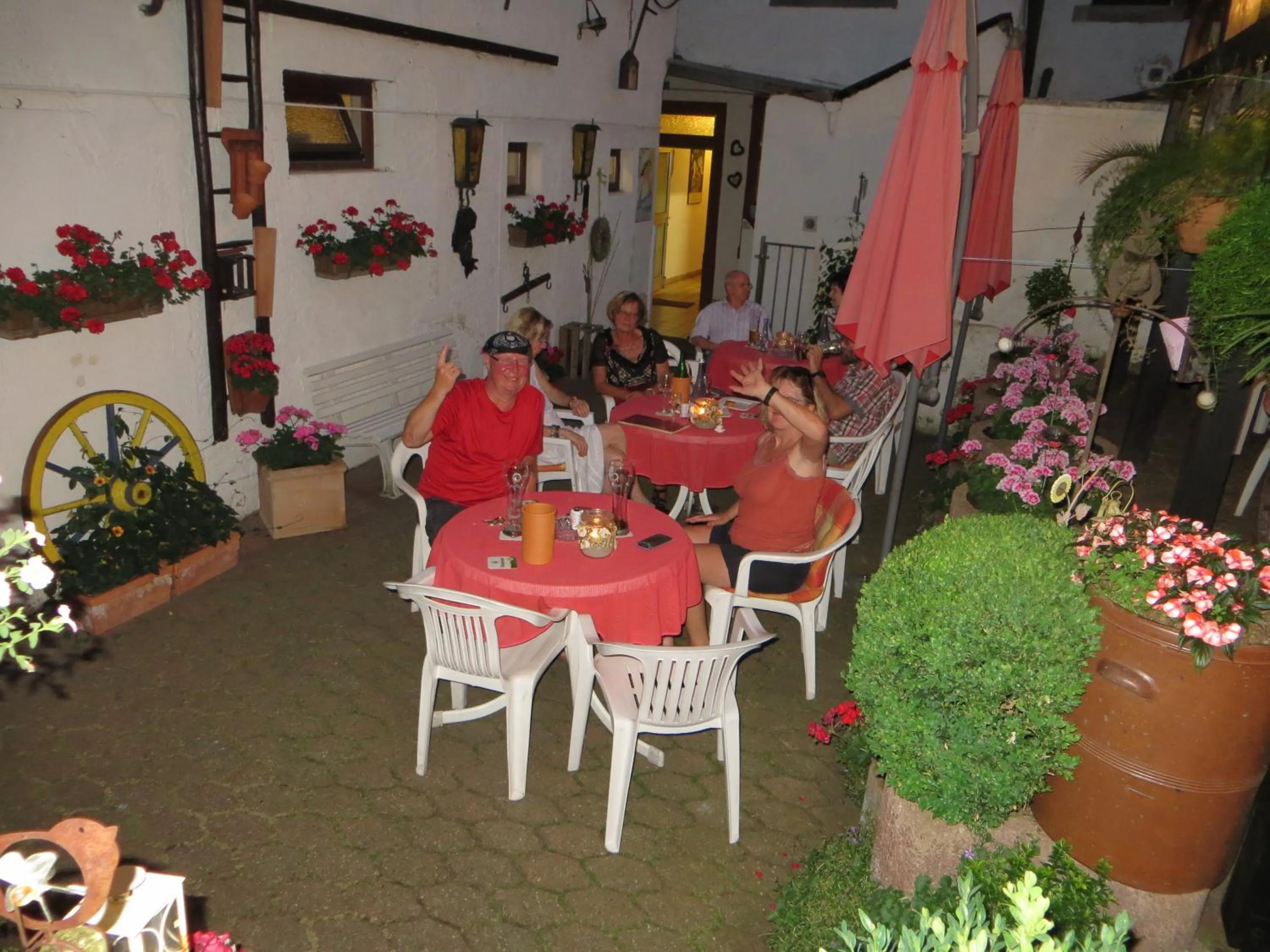 Patio in Landgasthaus Zur Kupferkanne