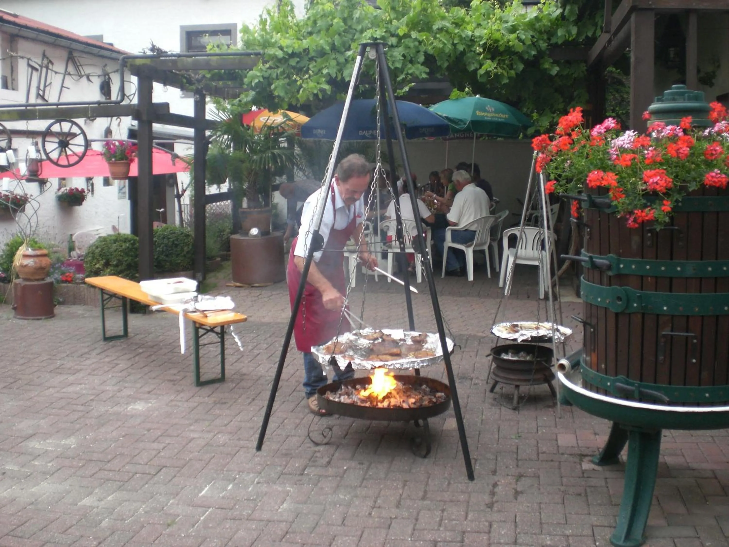 Patio in Landgasthaus Zur Kupferkanne