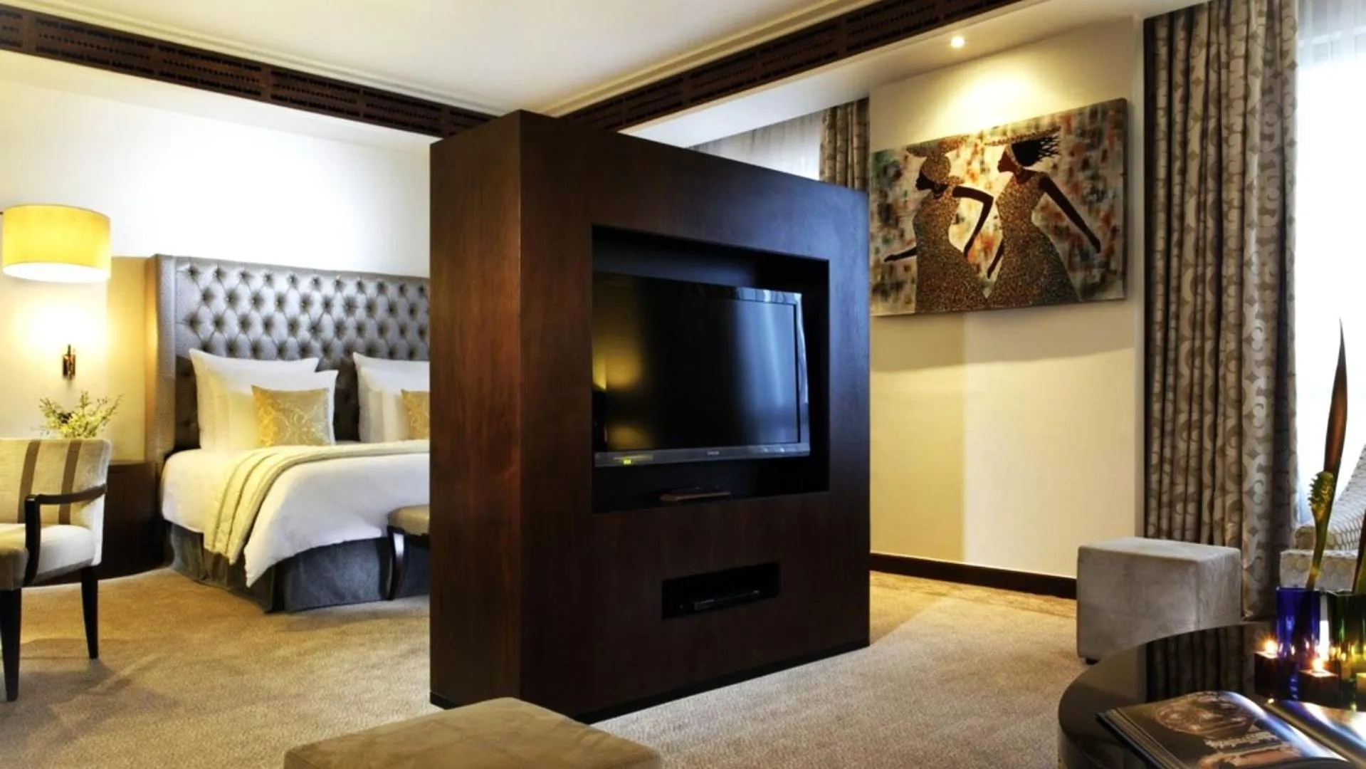 Bed in Mövenpick Ambassador Hotel Accra