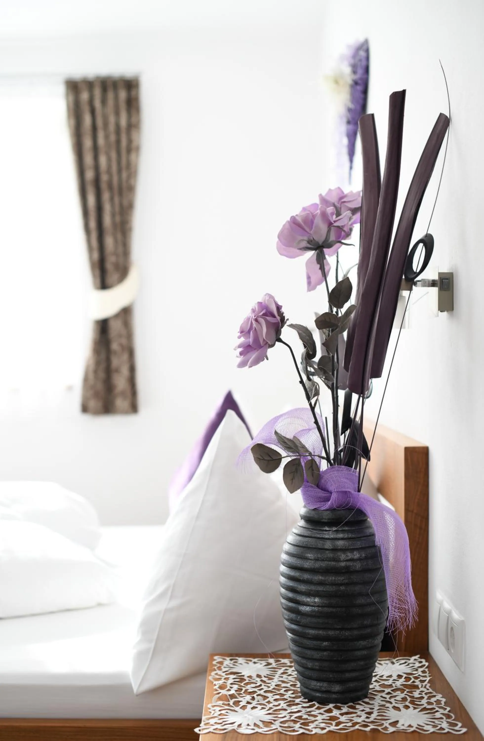 Bedroom, Bed in Apartments Sunela