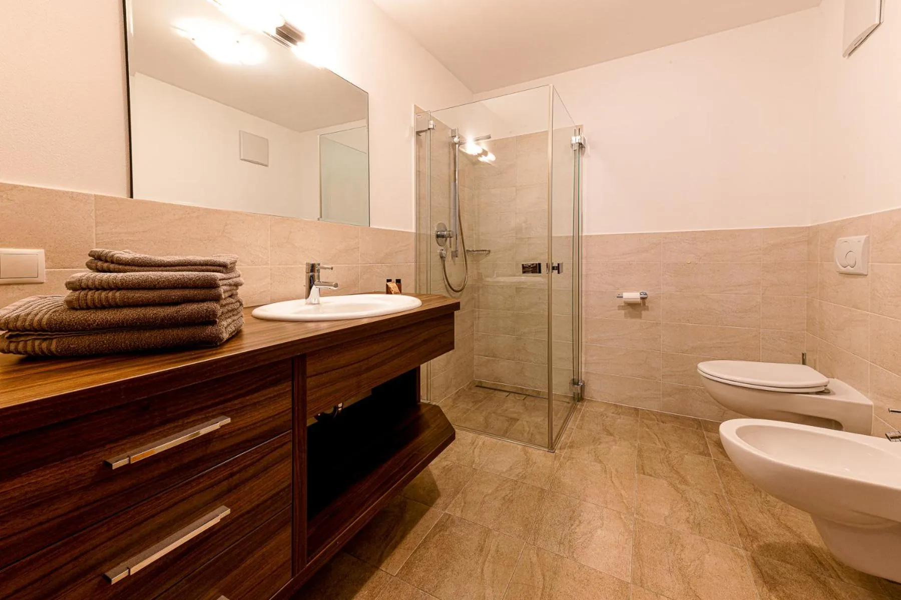 Bathroom in Apartments Sunela