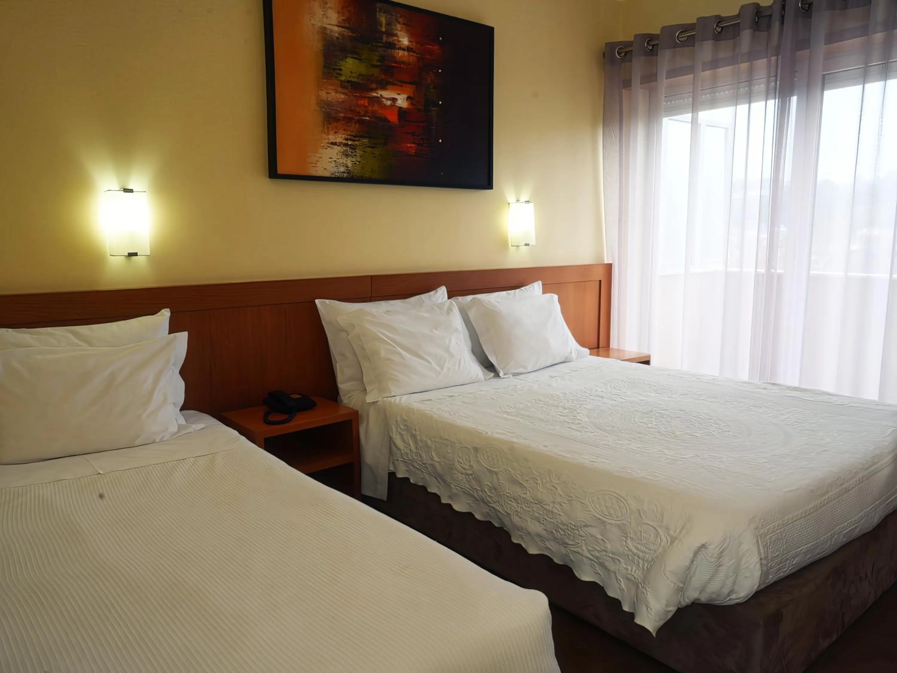 Bed in Hotel São Francisco