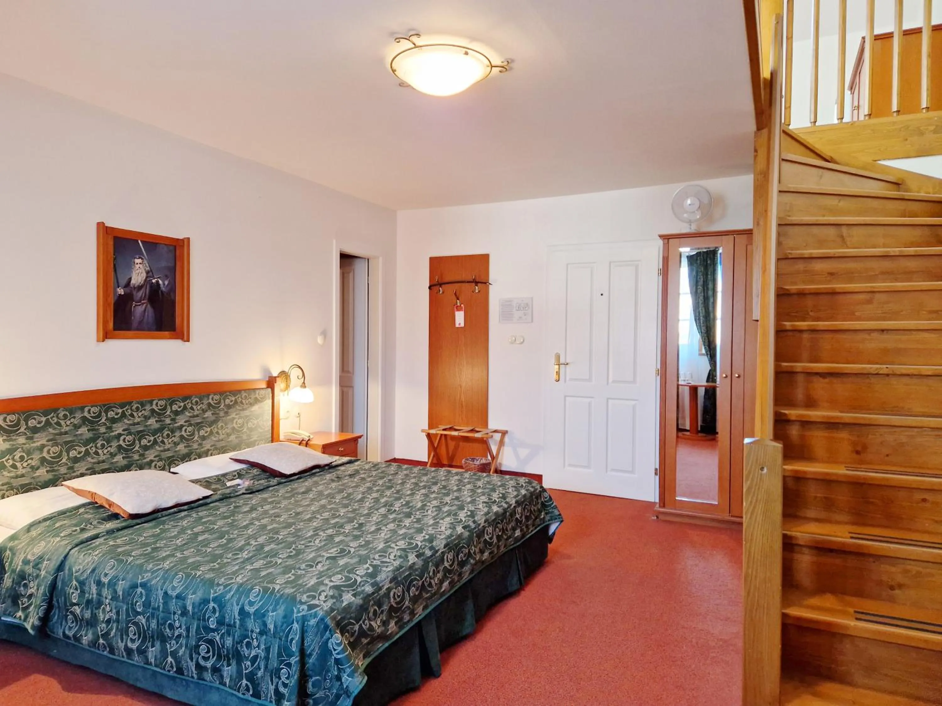 Bed in ROMANTIK HOTEL ELEONORA