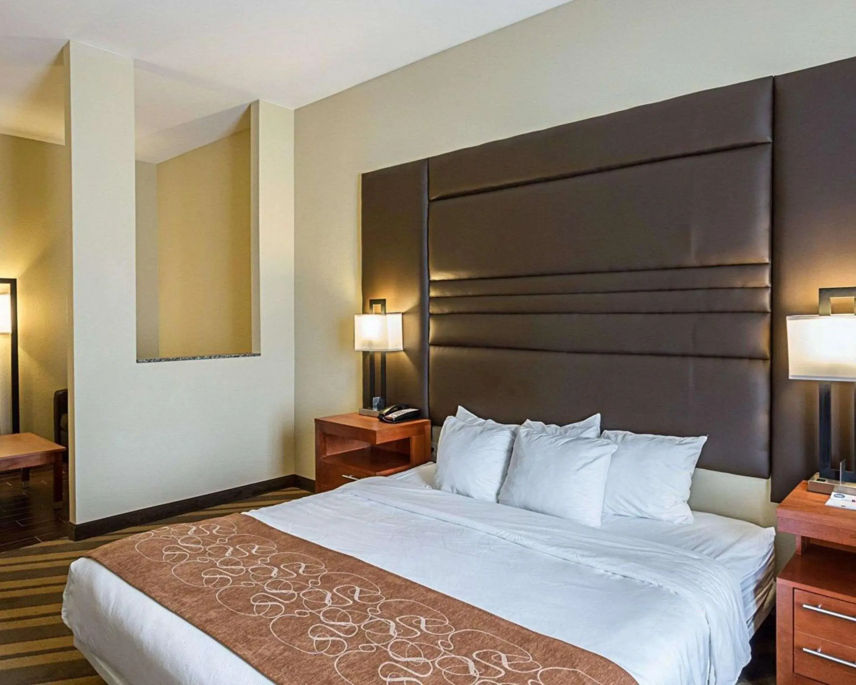 King Suite with Roll-In Shower - Accessible/Non-Smoking in Comfort Suites near Tanger Outlet Mall King Suite with Roll-In Shower - Accessible/Non-Smoking in Comfort Suites near Tanger Outlet Mall