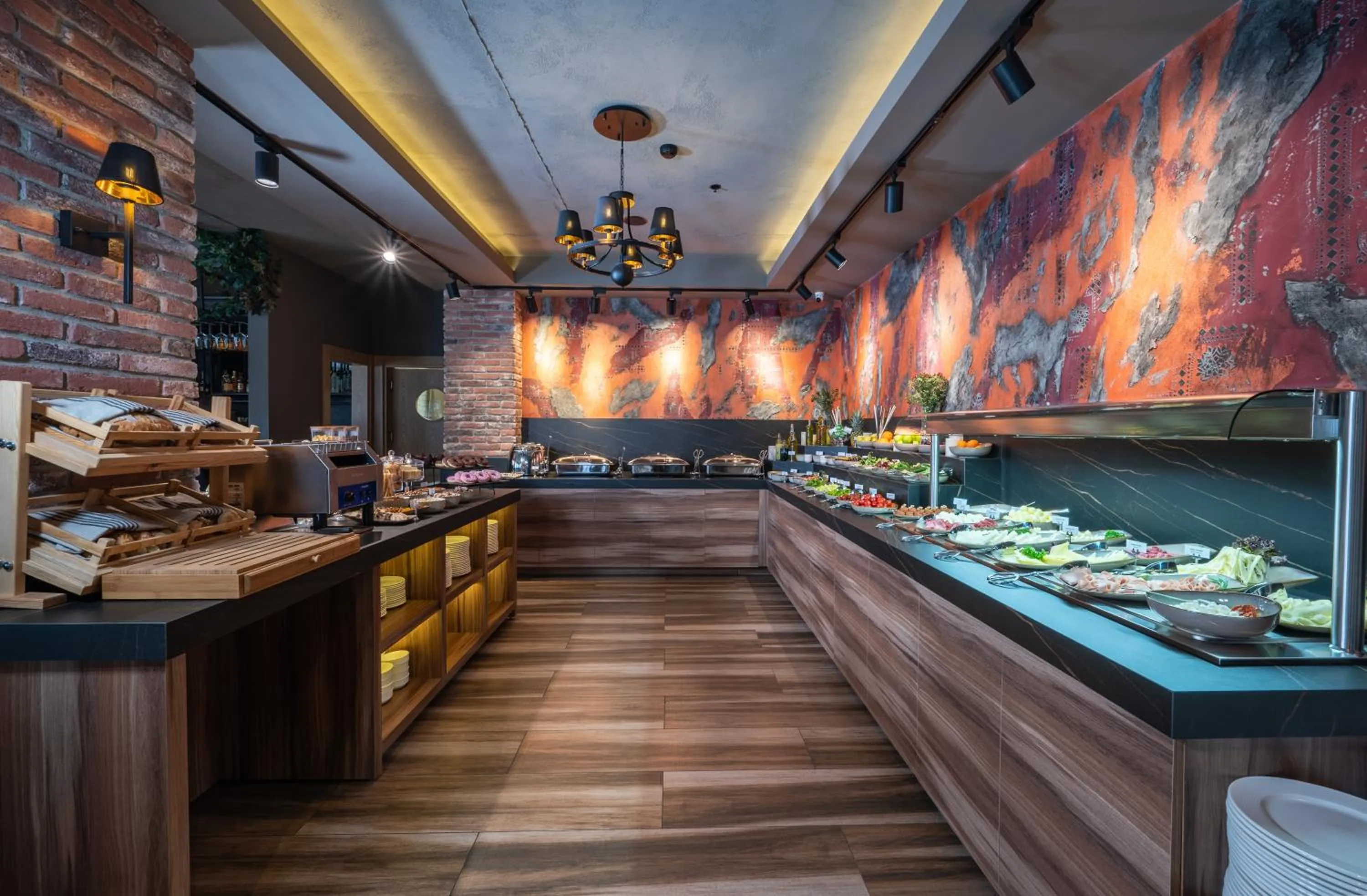 Buffet breakfast in Levor Hotel