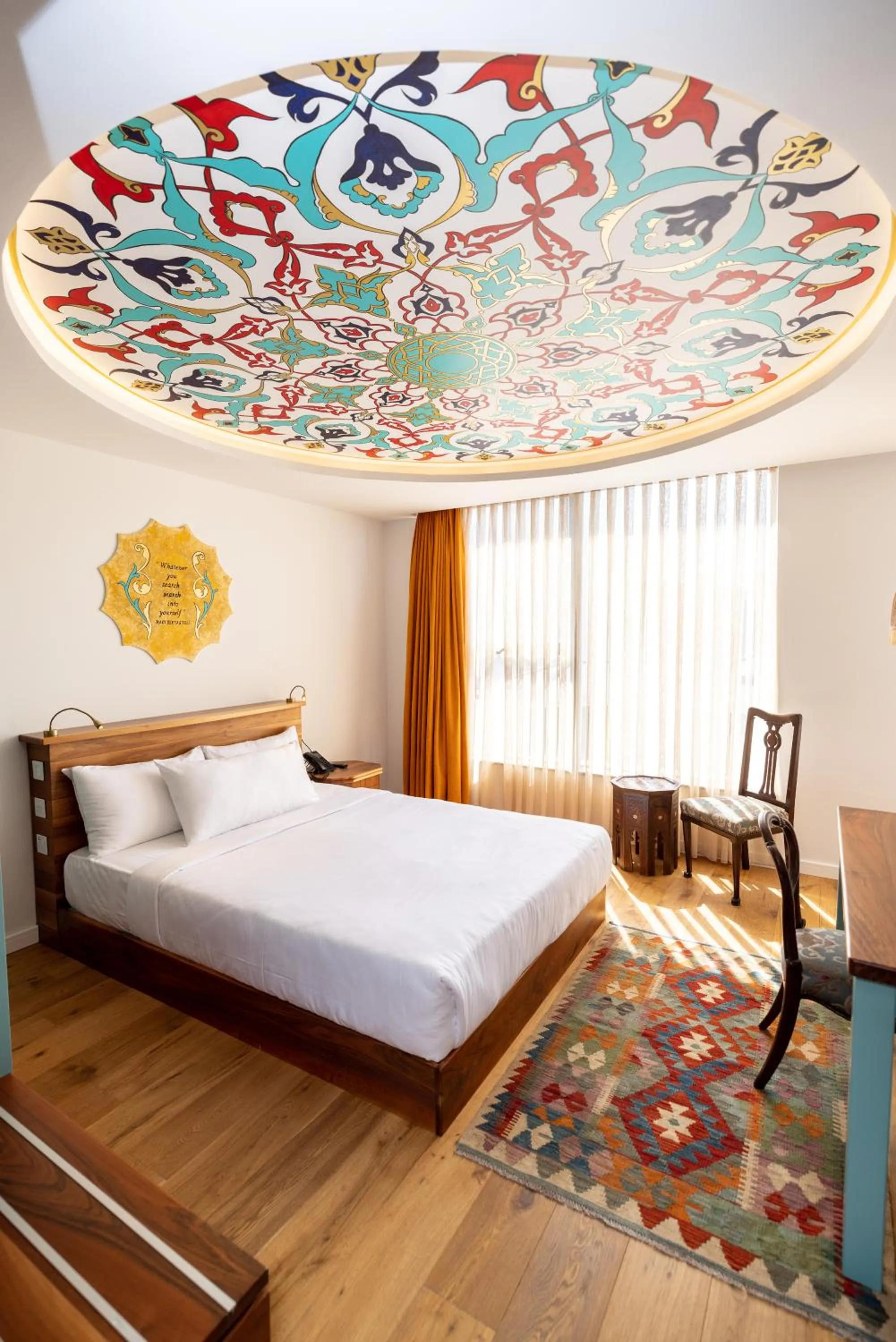 Bed in Limehouse Library Hotel