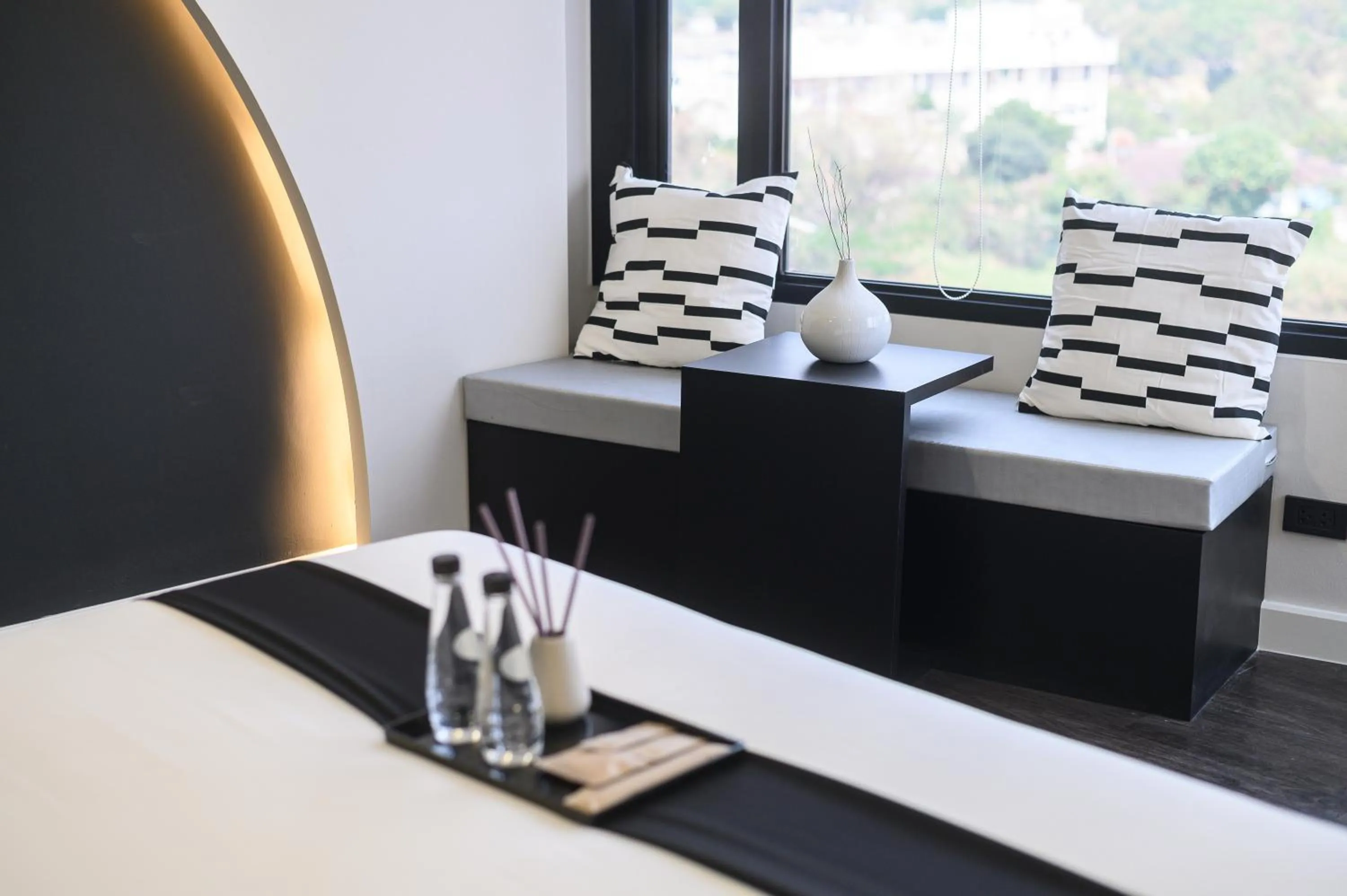 Bed in SR Grand Hotel Chiangmai