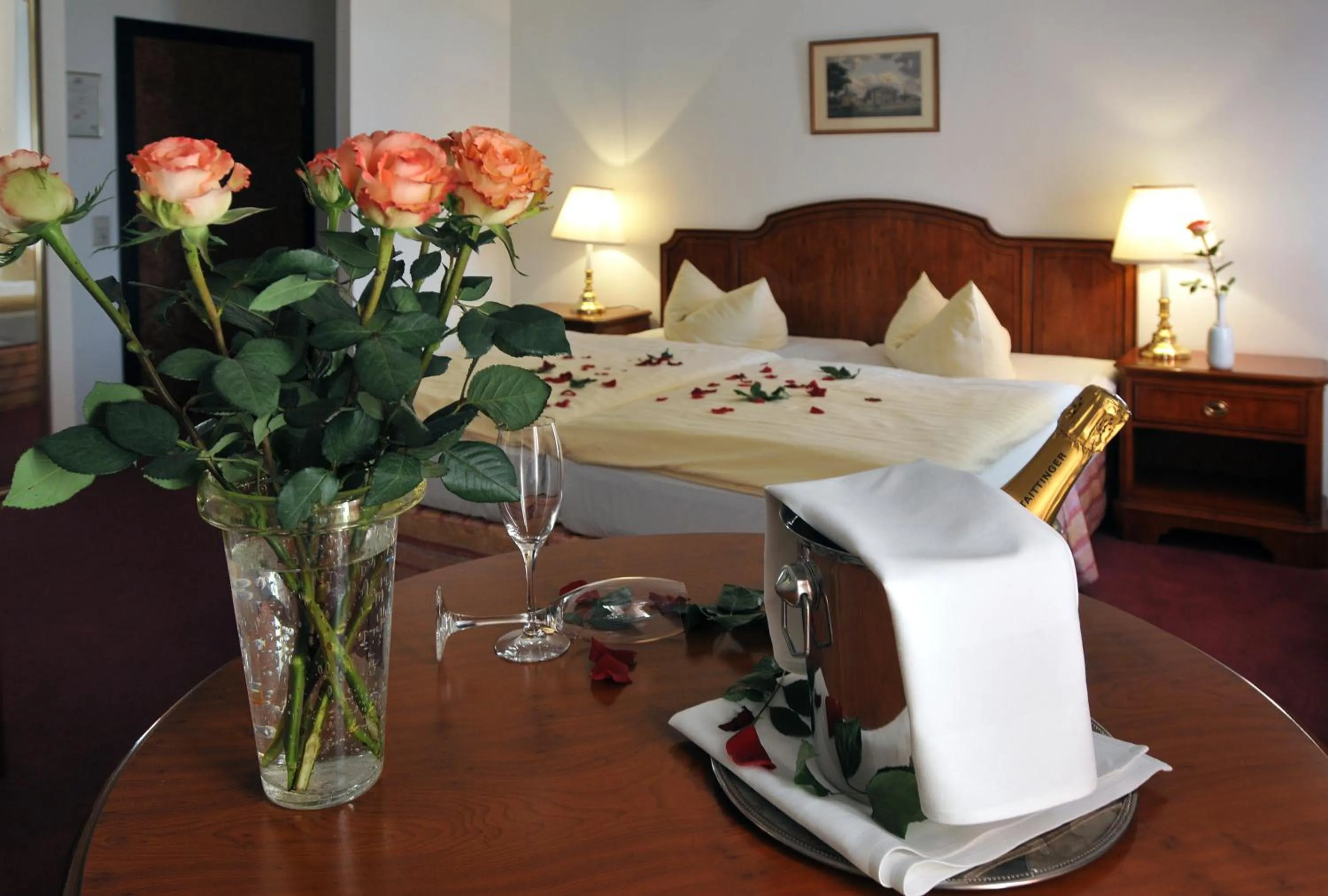 Bed in Landhaus Heidehof