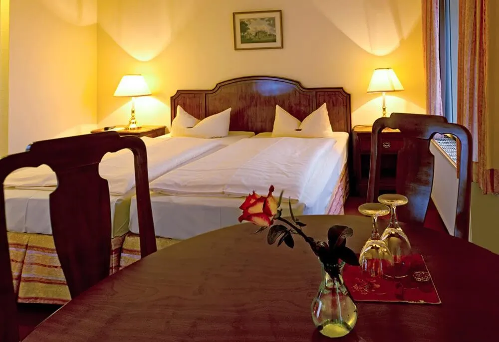 Bed in Landhaus Heidehof