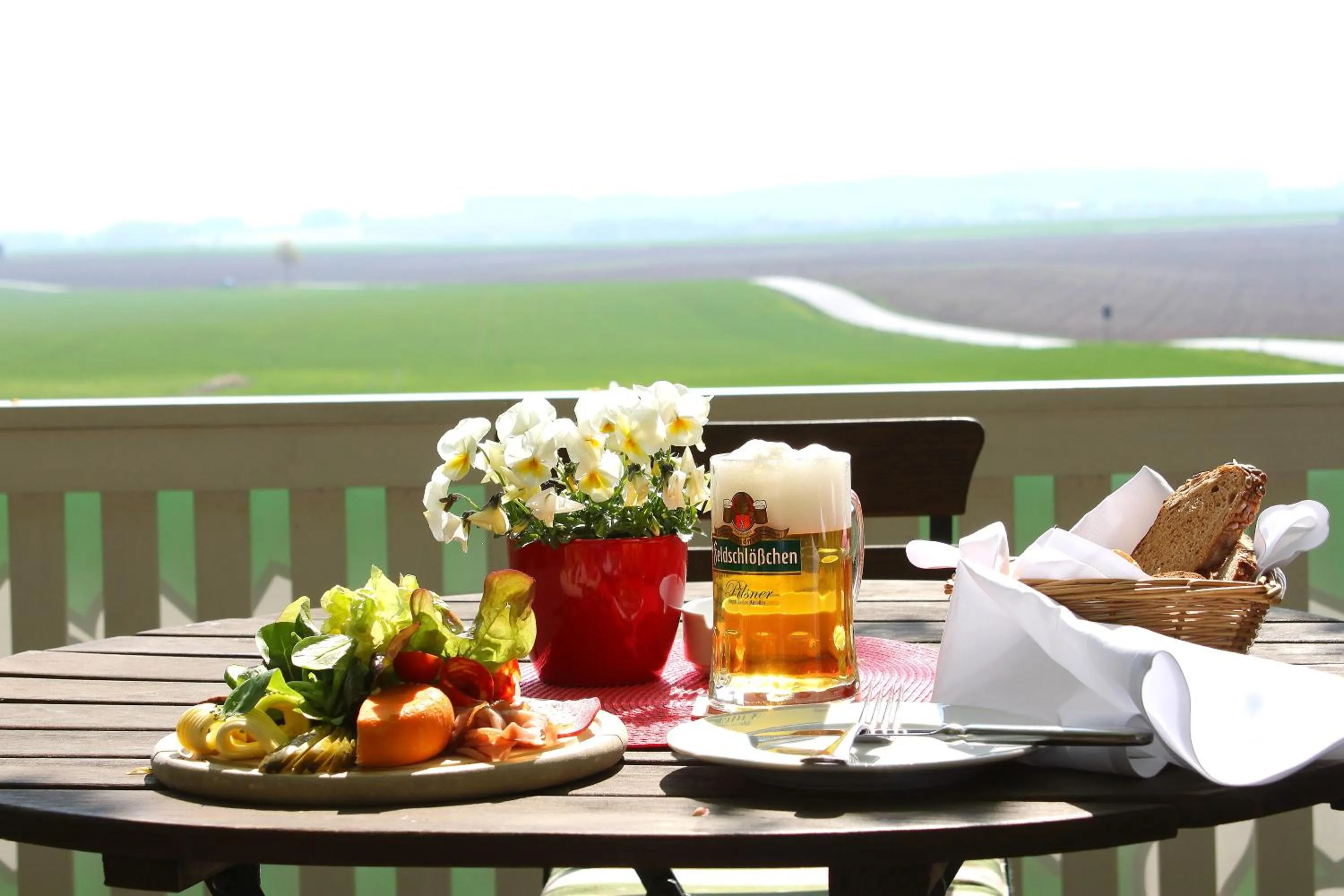 Balcony/Terrace in Landhaus Heidehof