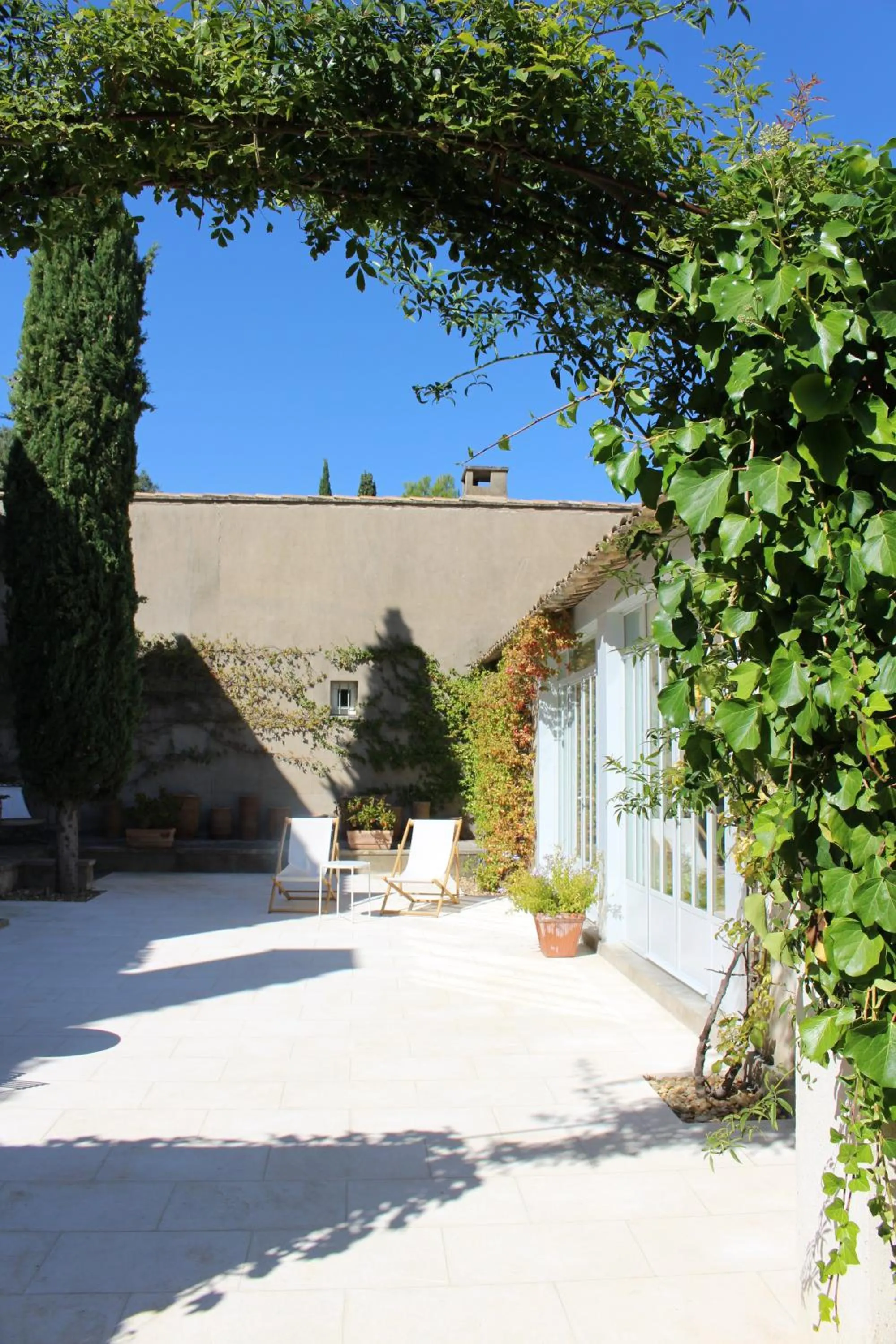 Patio in Maison Les Chênes